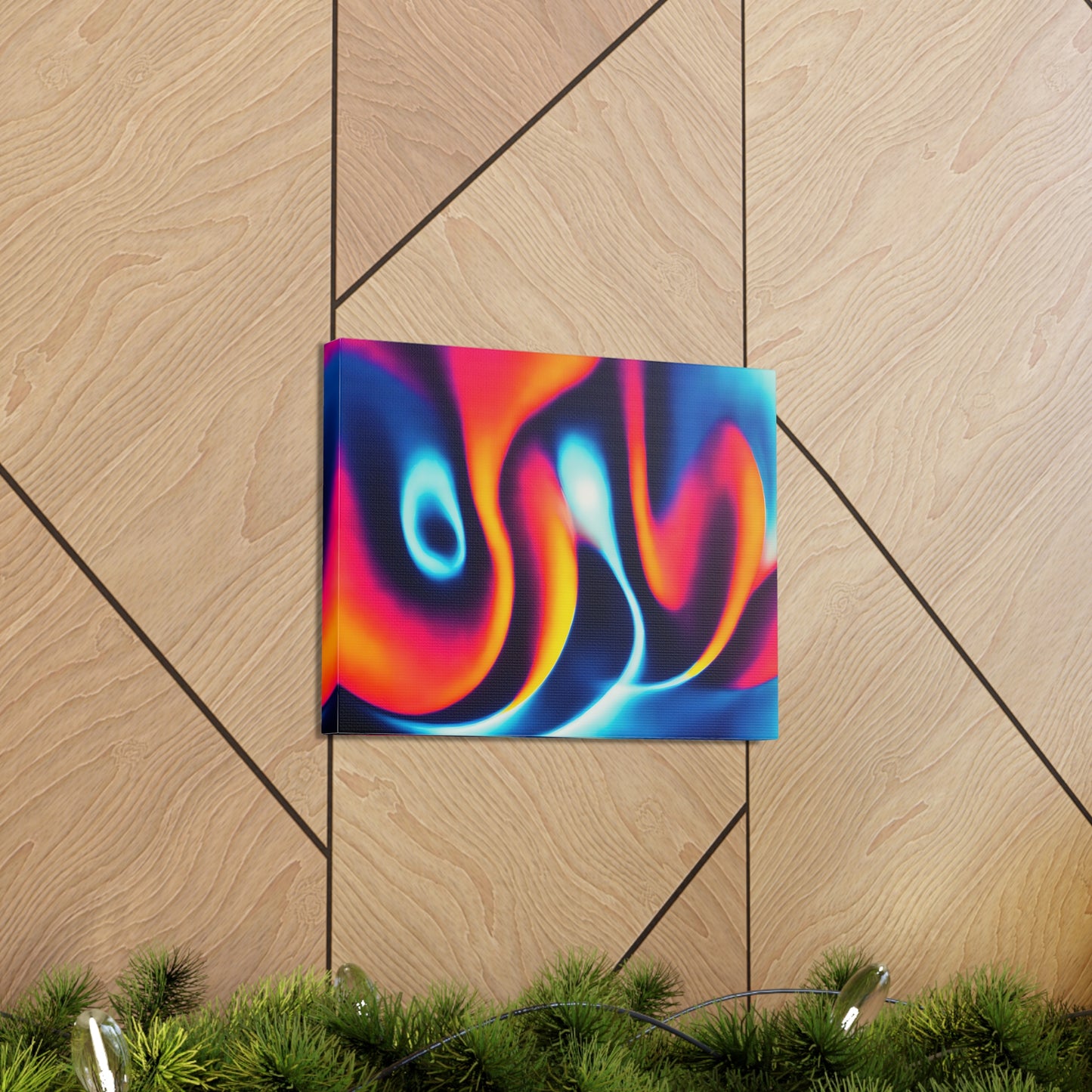 Electric Whirlwind: Abstract Colors Wall Décor