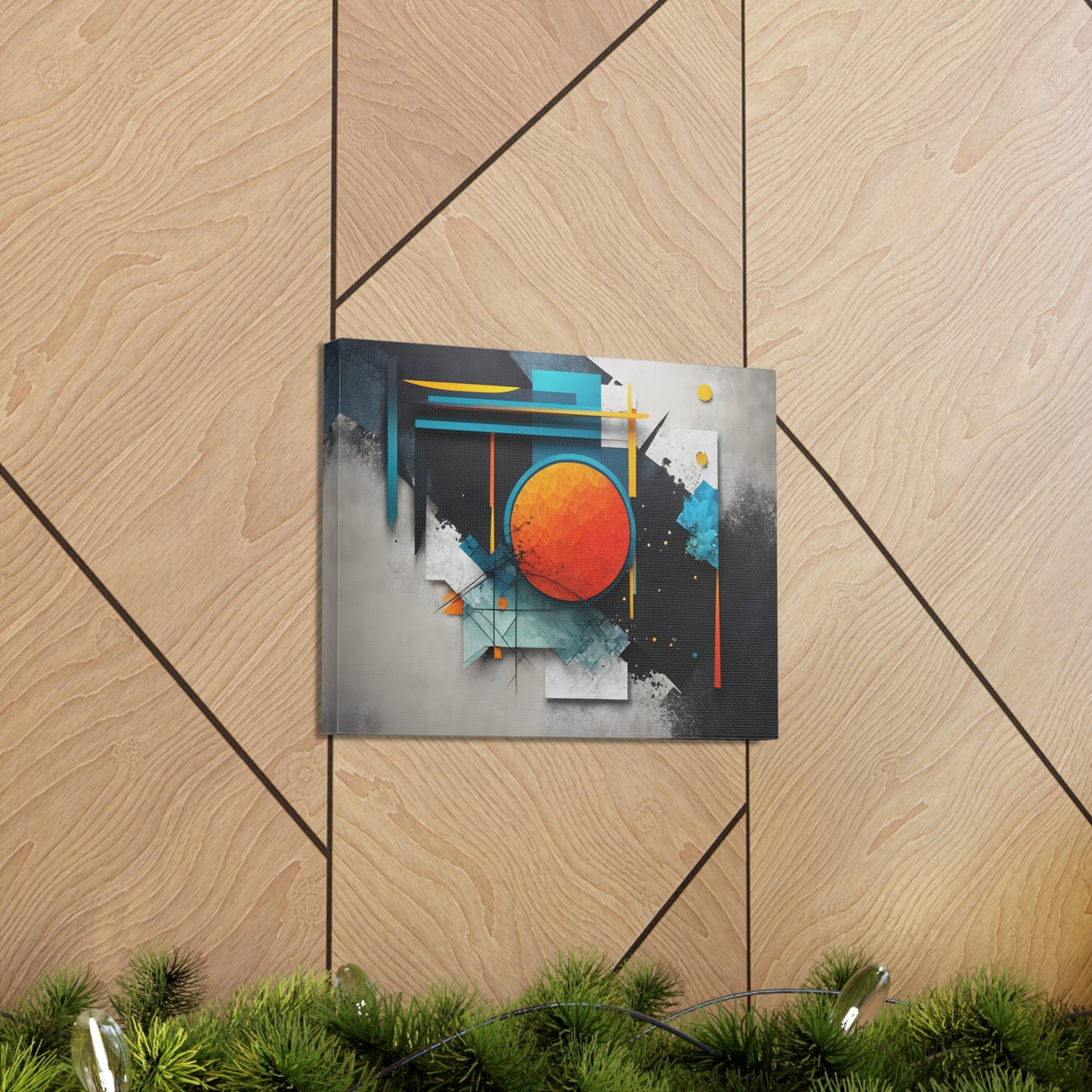 Glacial Pulse: Abstract Wall Décor