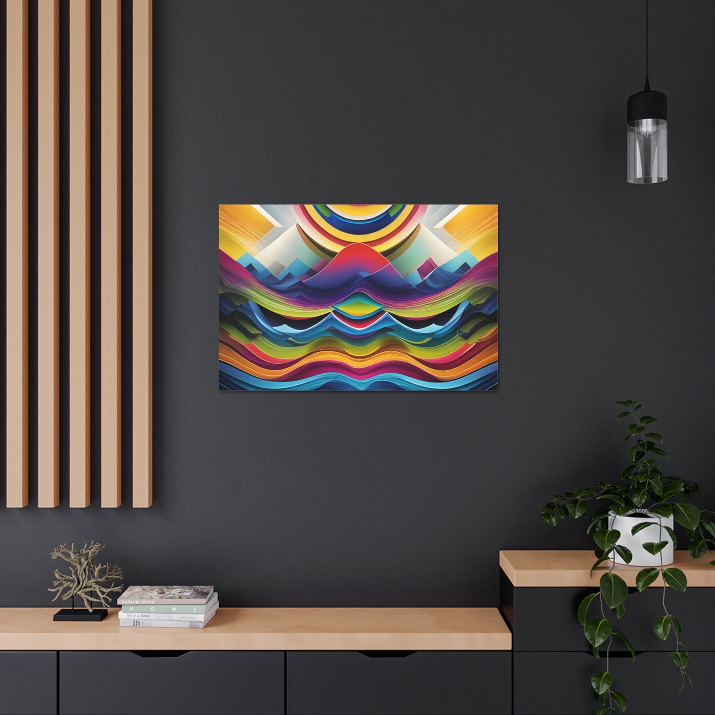 Enigmatic Flux: Abstract Wall Décor