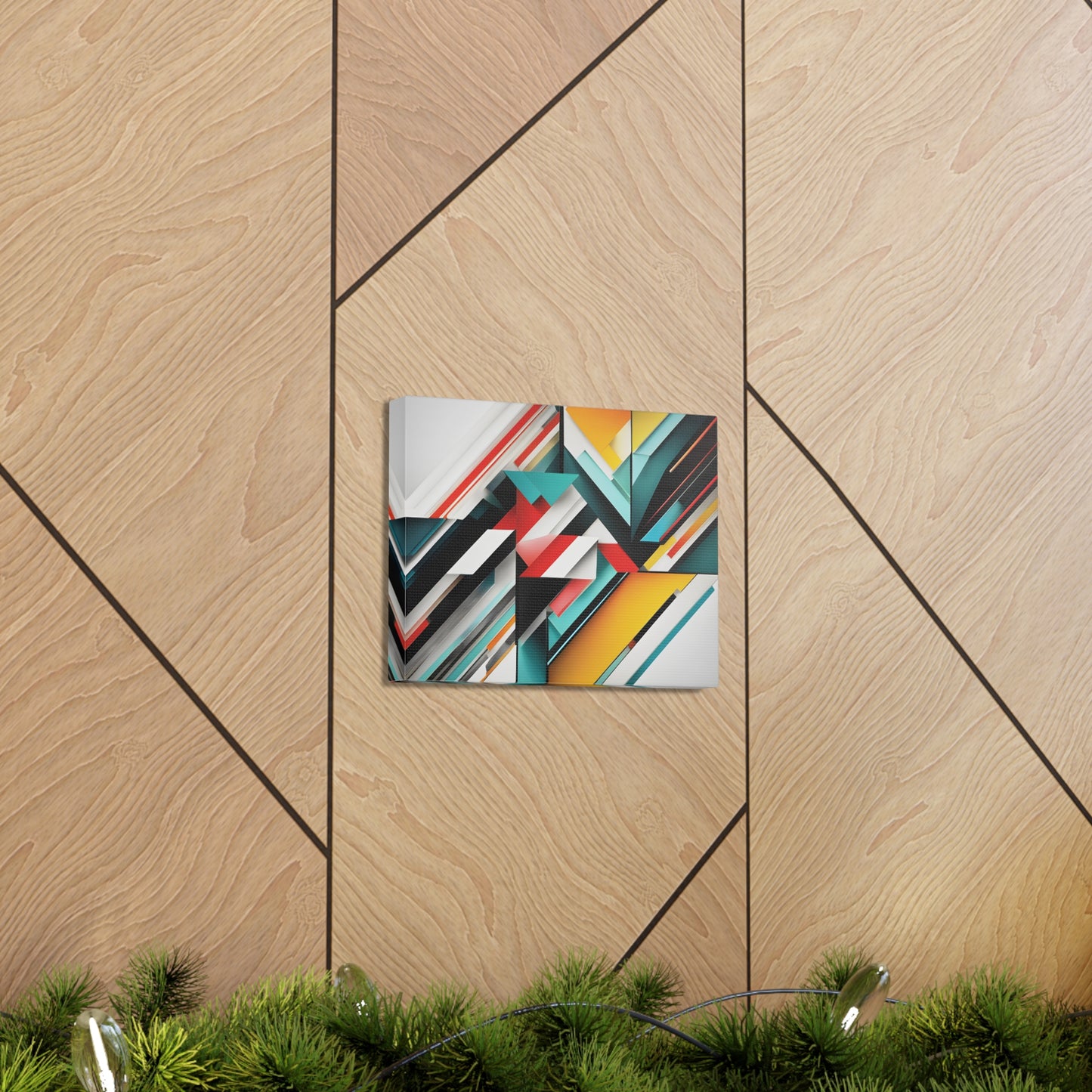 Serene Streams: Abstract Wall Décor