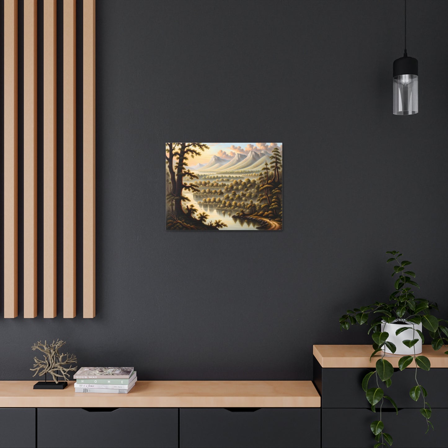 Enchanted View: Classic Oil Painting Wall Décor