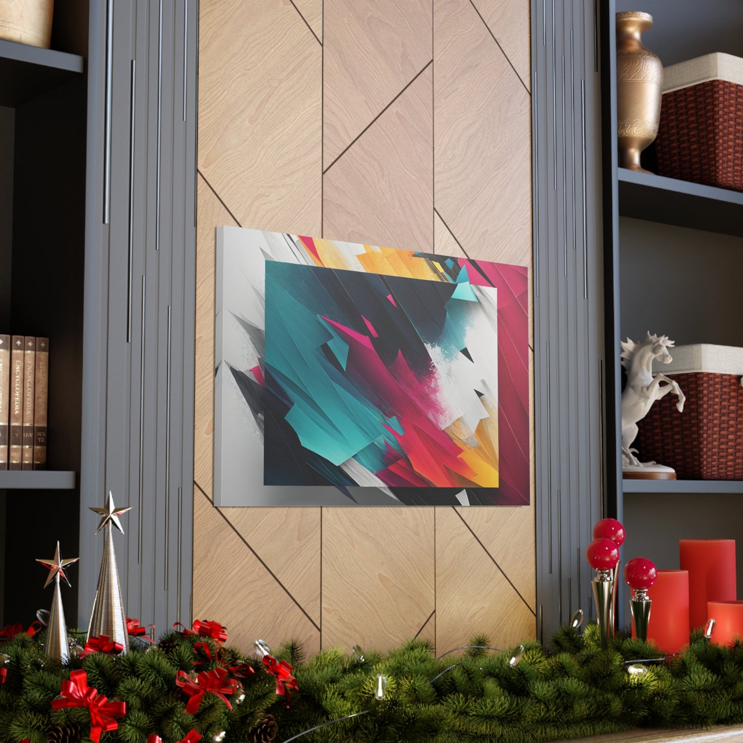 Illusory Dimensions: Abstract Wall Décor