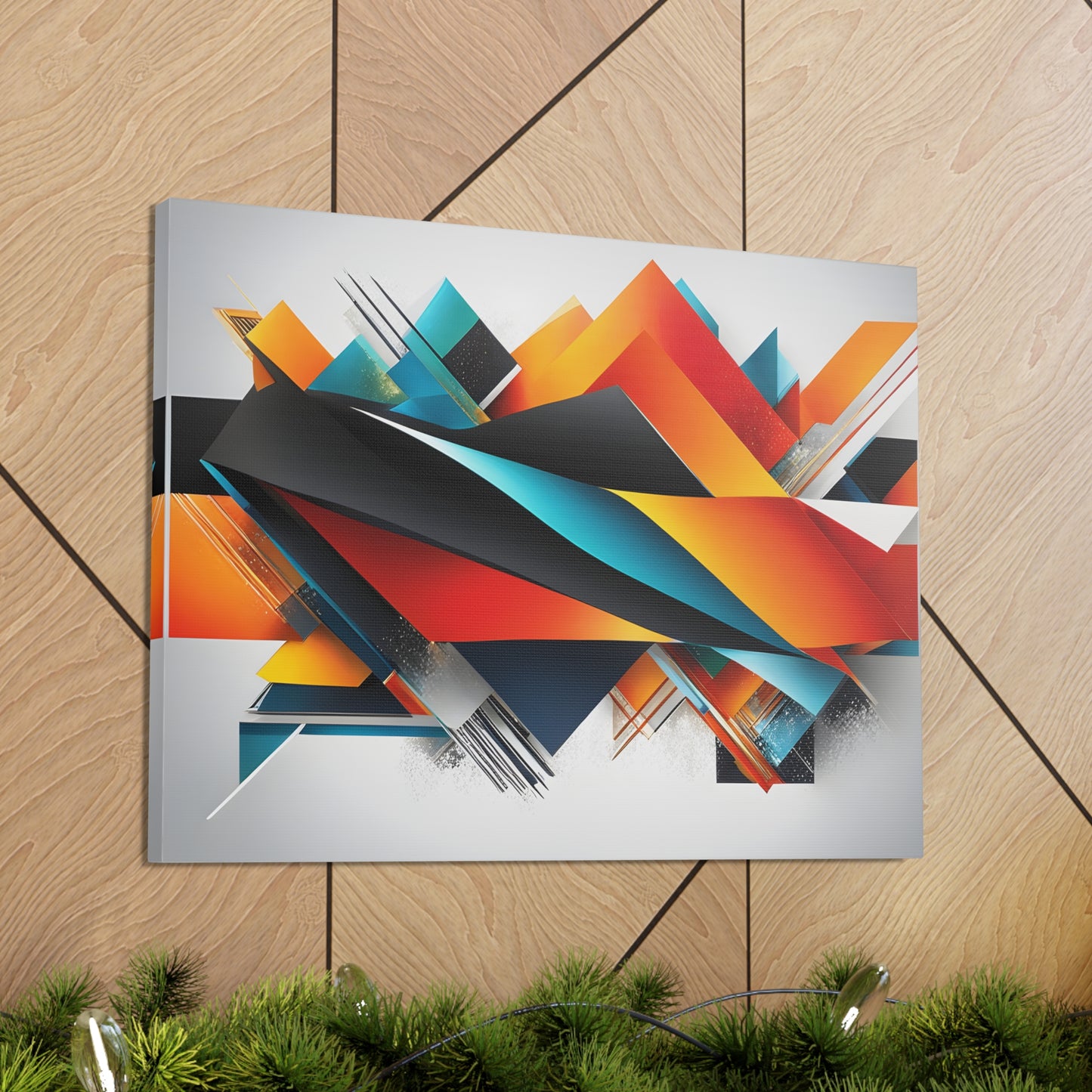 Serene Fields: Abstract Wall Décor