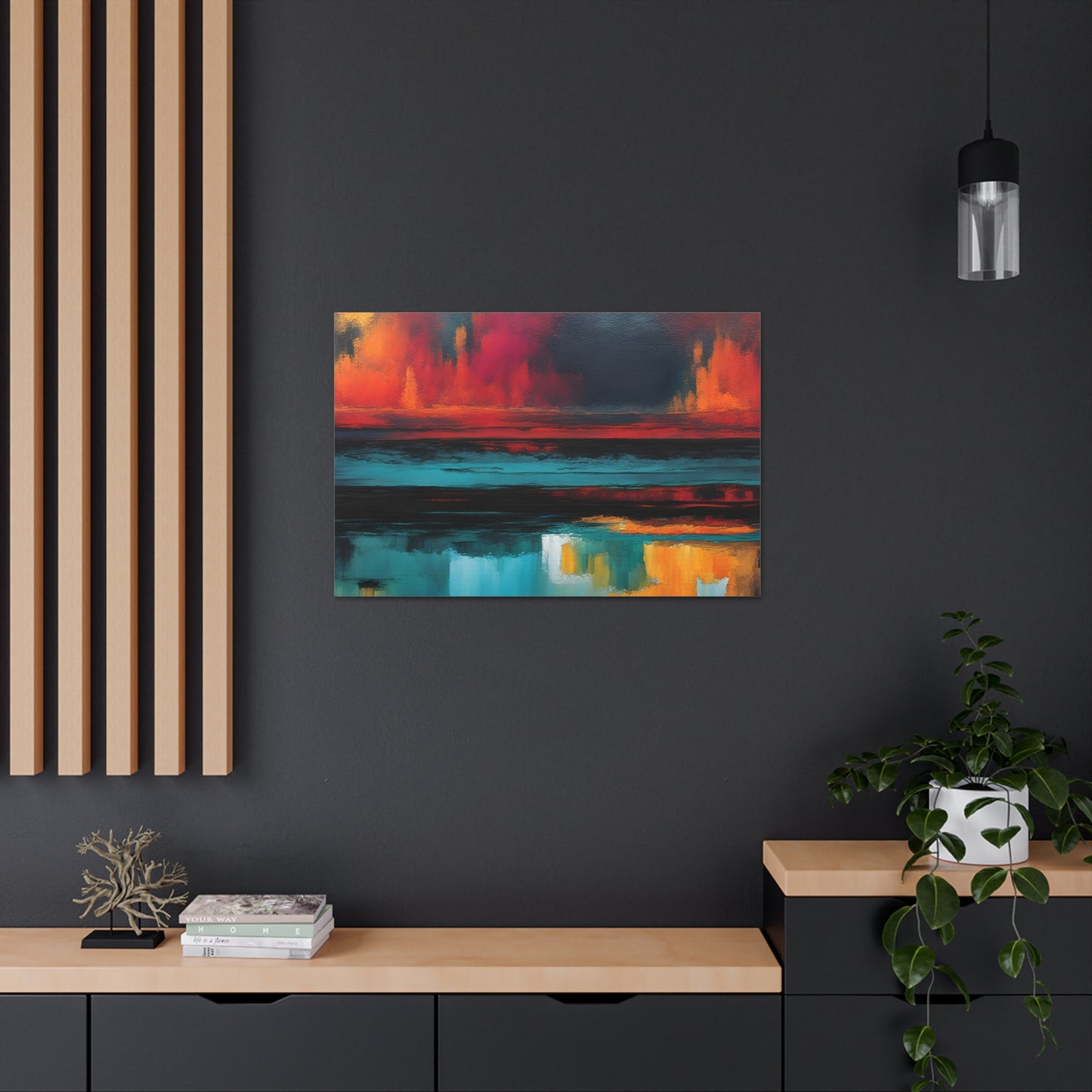 Strokes of the Sky: Abstract Wall Décor