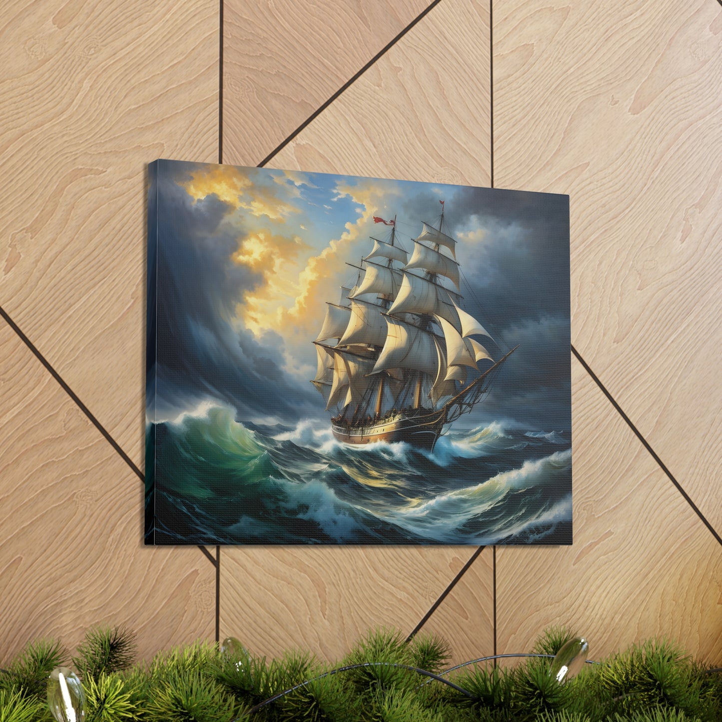 Seafarer's Solitude: Nautical Wall Décor