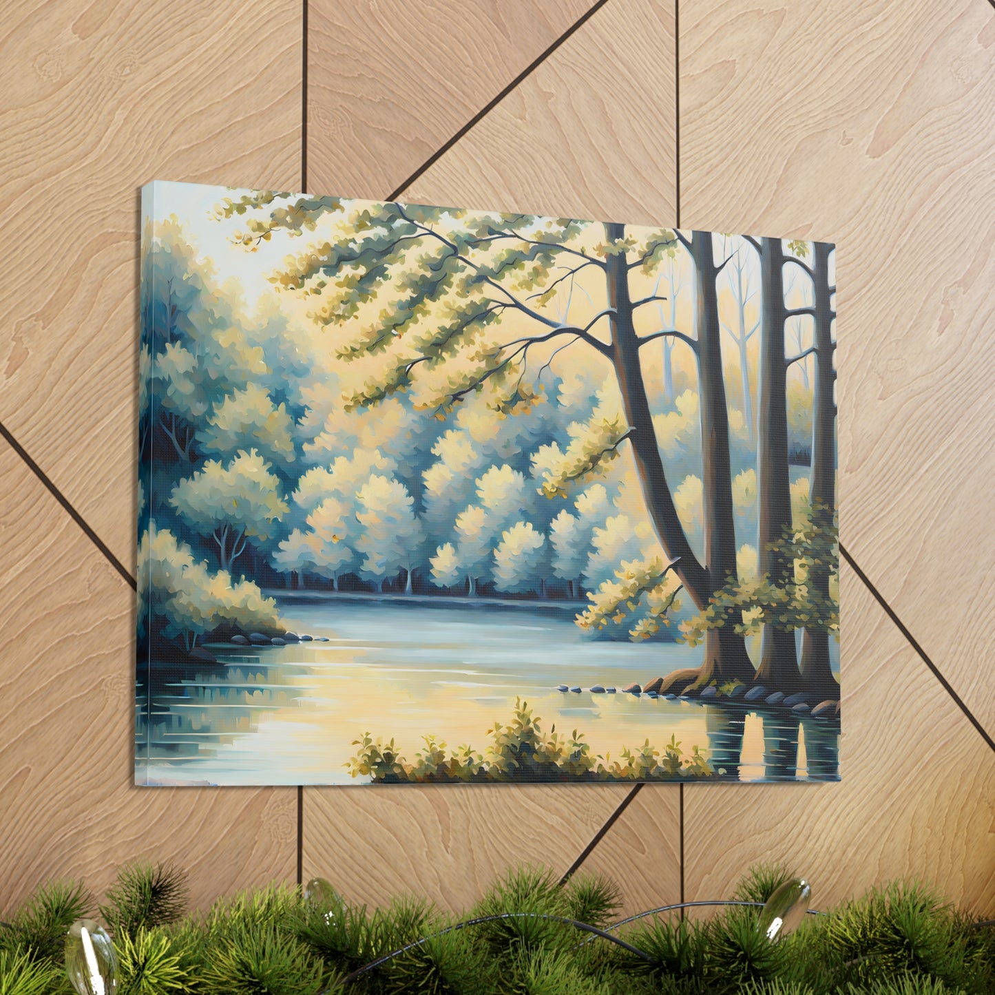 Birch Grove: Classic Oil Painting Wall Décor