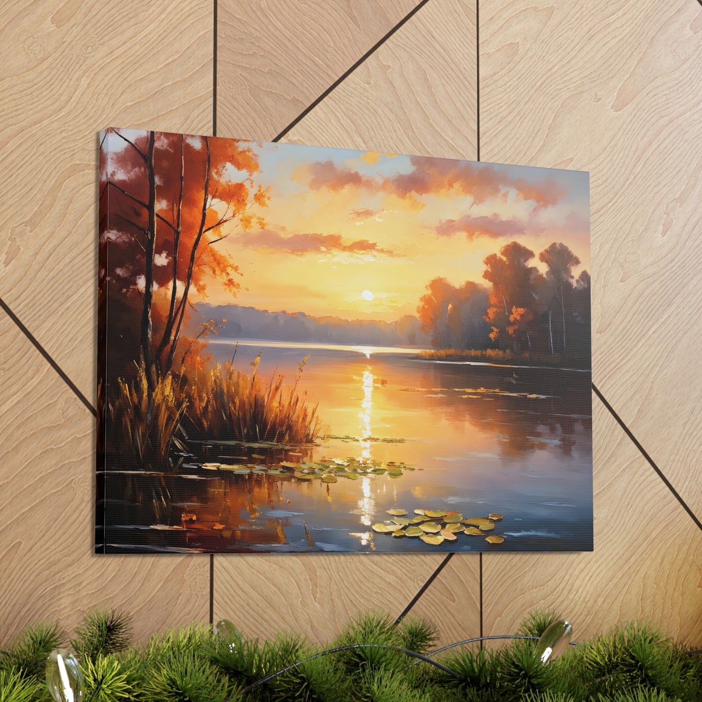 Enchanted Vista: Classic Oil Painting Wall Décor