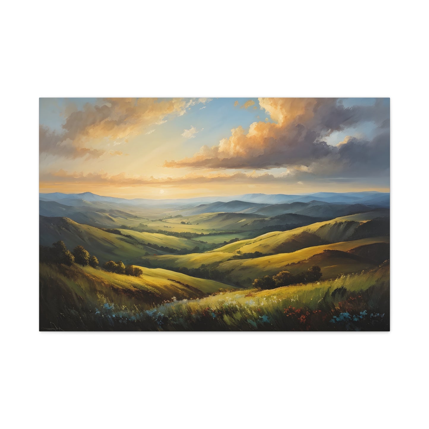 Tranquil Brook: Classic Oil Painting Wall Décor