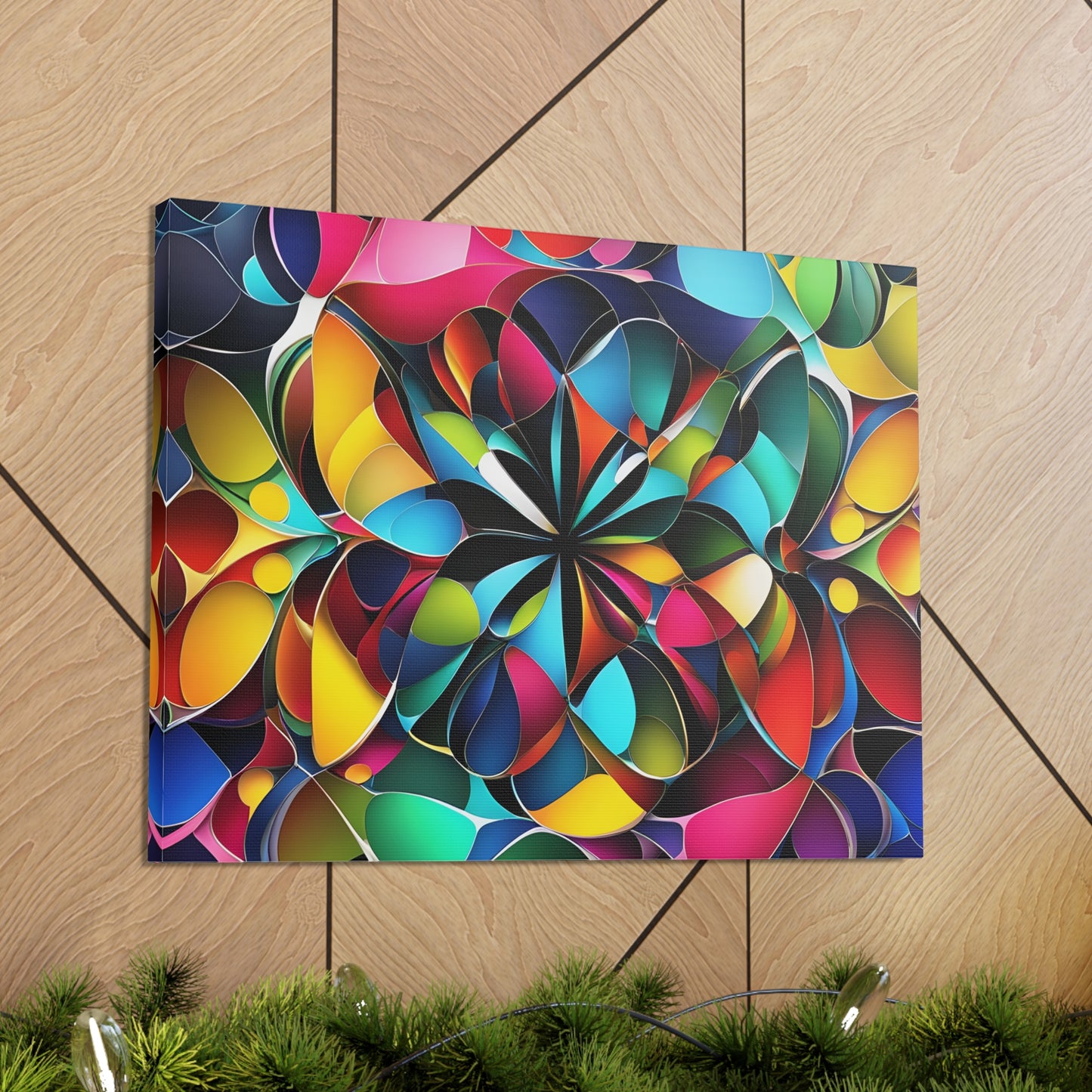 Crystal Serenade: Abstract Wall Décor