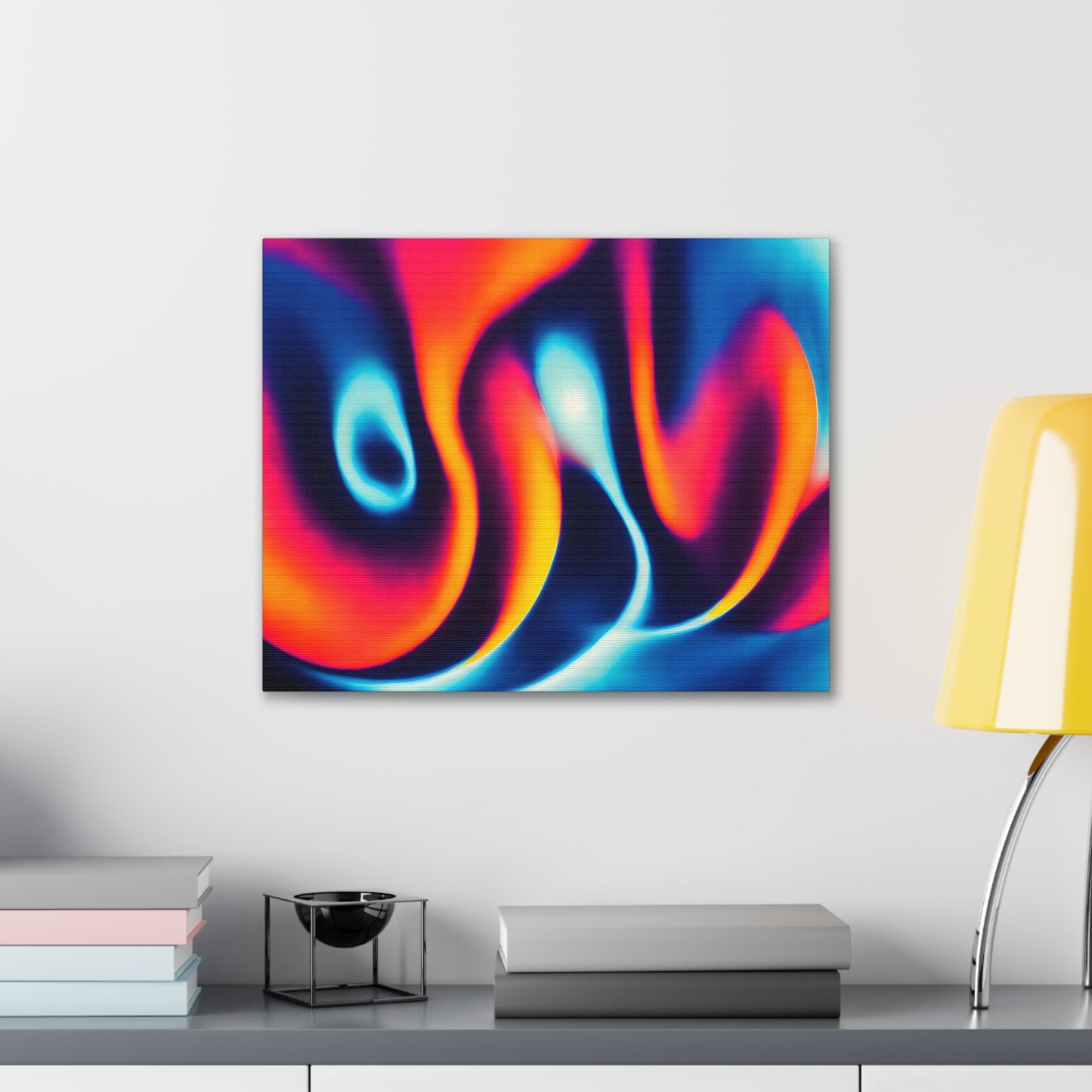 Electric Whirlwind: Abstract Colors Wall Décor