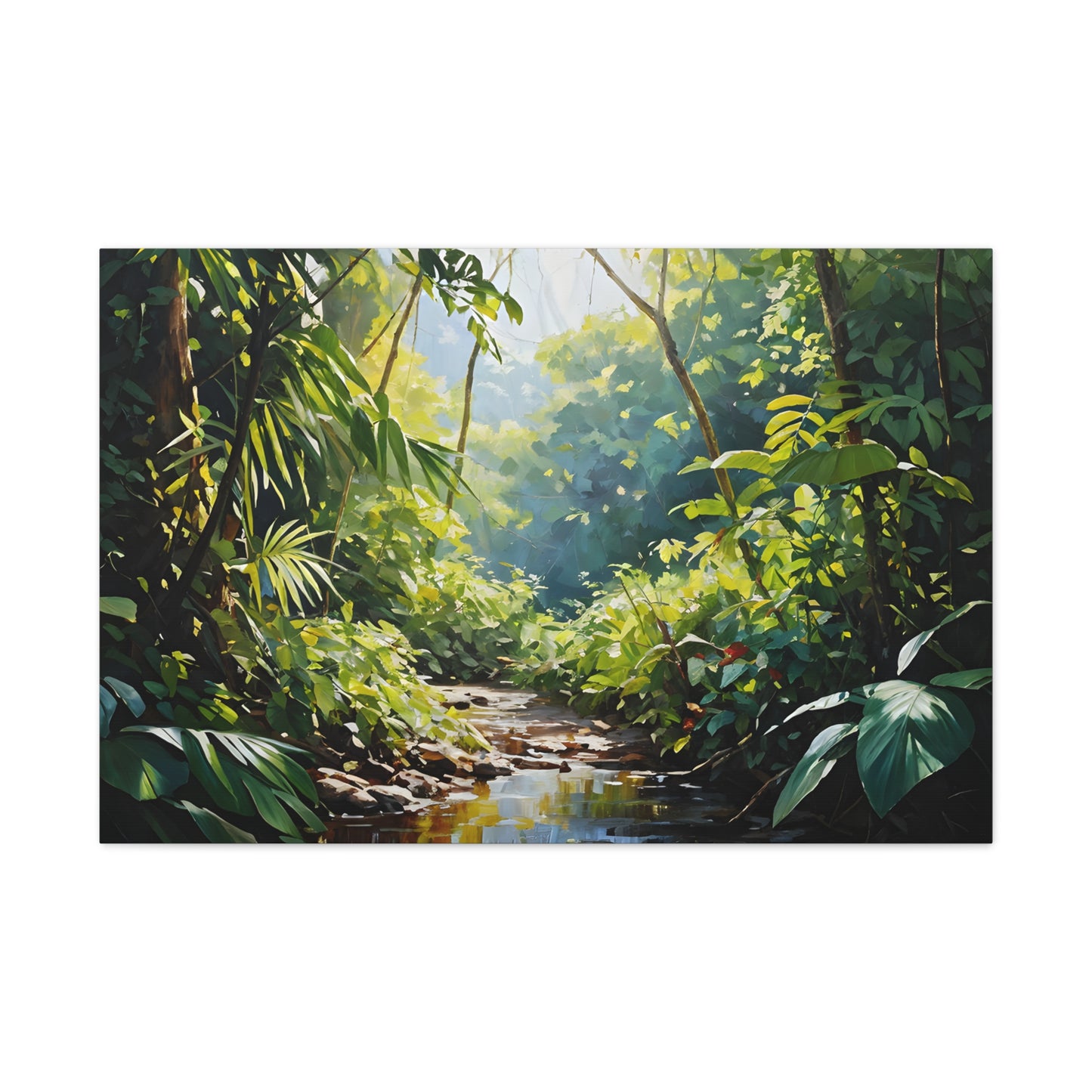 Vibrant Jungle: Classic Oil Painting Wall Décor