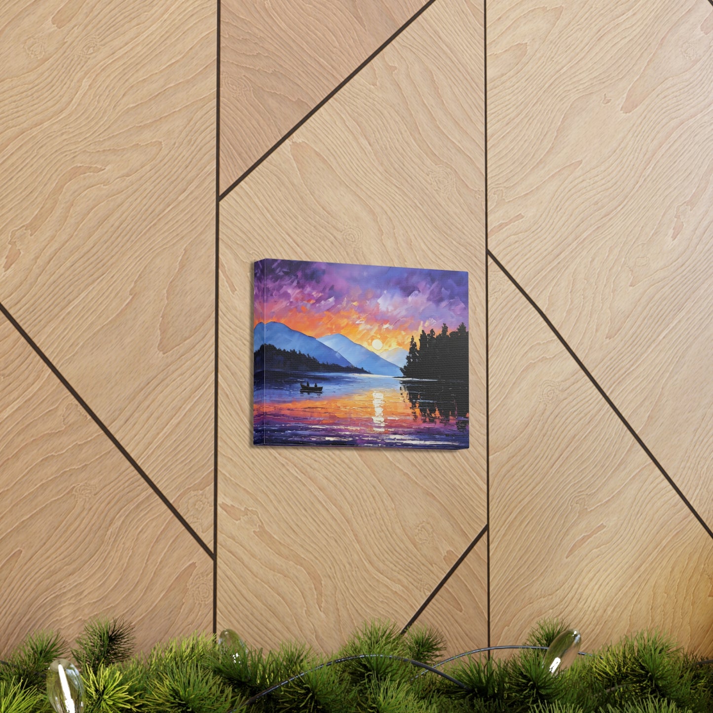 Wilderness Dawn: Classic Oil Painting Wall Décor