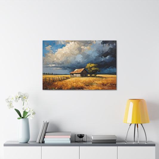 Peaceful Grove: Classic Oil Painting Wall Décor