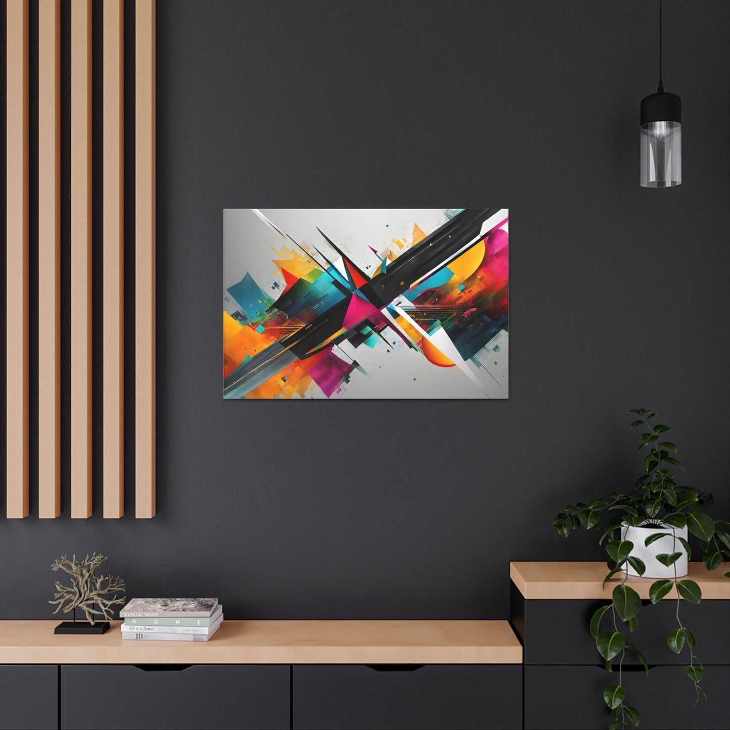 Prismatic Whispers: Abstract Wall Décor