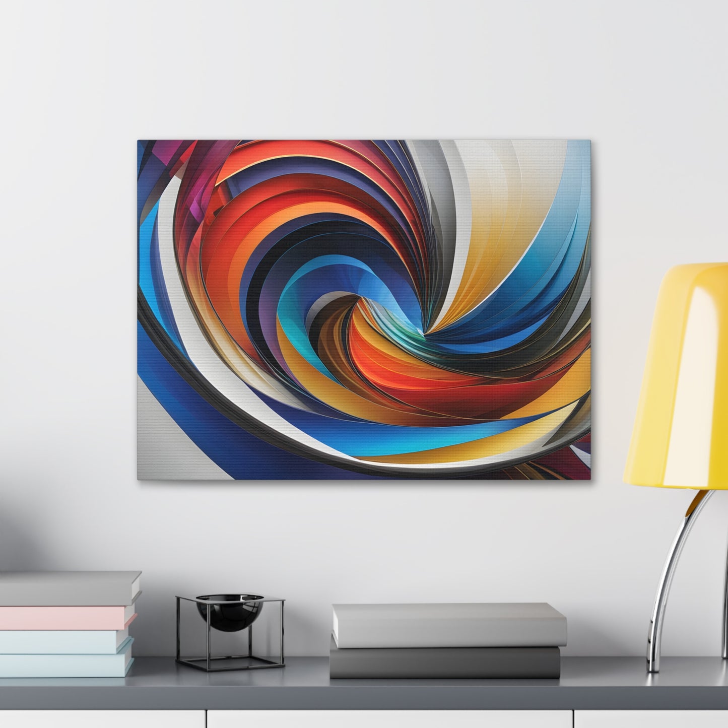 Velvet Waves: Abstract Wall Décor