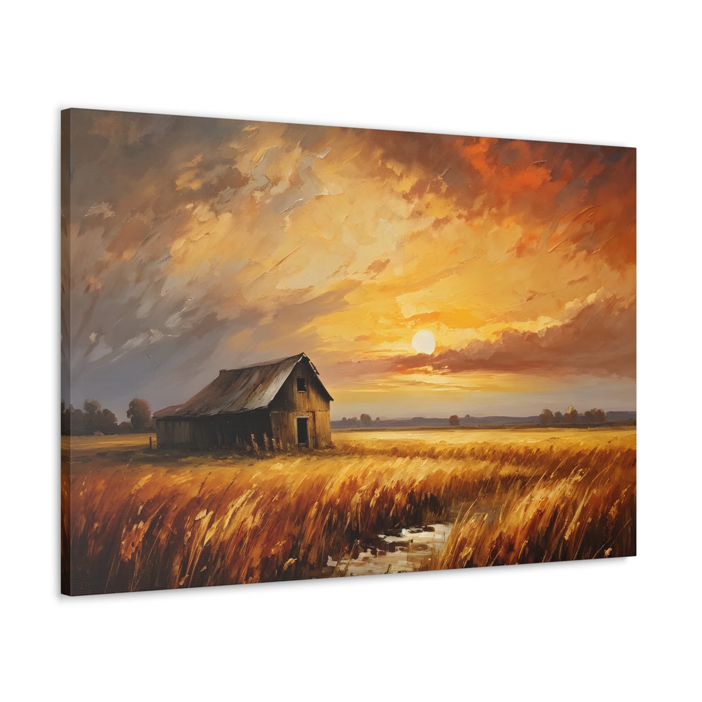 Tranquil Path: Classic Oil Painting Wall Décor