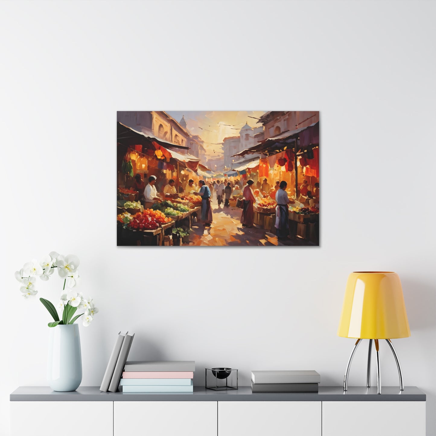 Serene Crossing: Classic Oil Painting Wall Décor