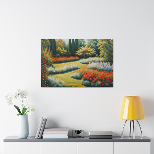 Serenity Path: Classic Oil Painting Wall Décor