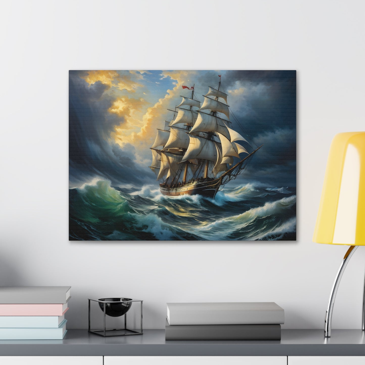 Seafarer's Solitude: Nautical Wall Décor