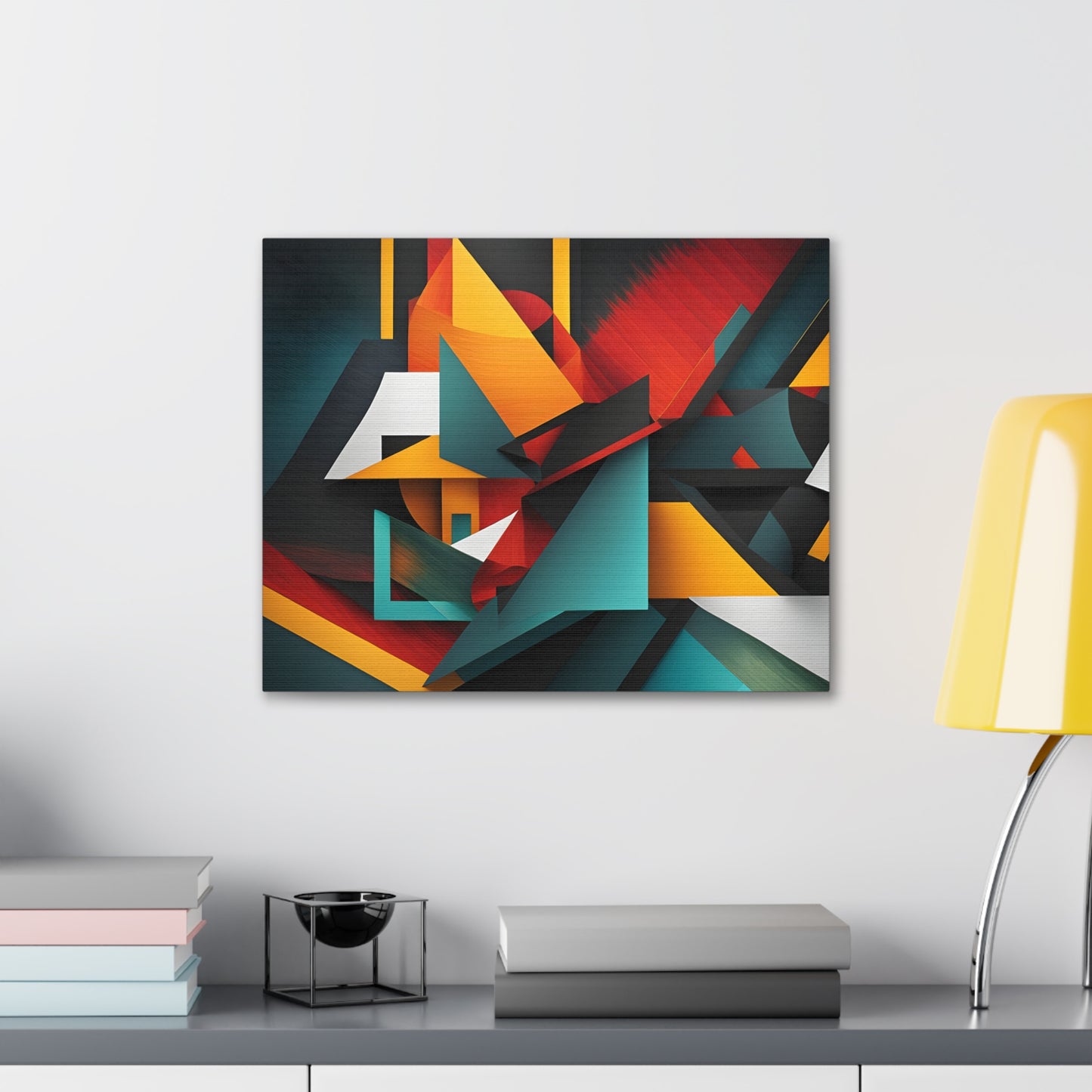 Luminescent Maze: Abstract Wall Décor