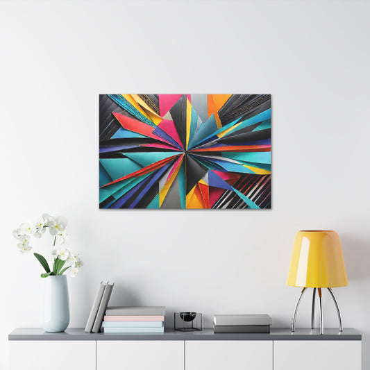 Prismatic Harmony: Abstract Wall Décor