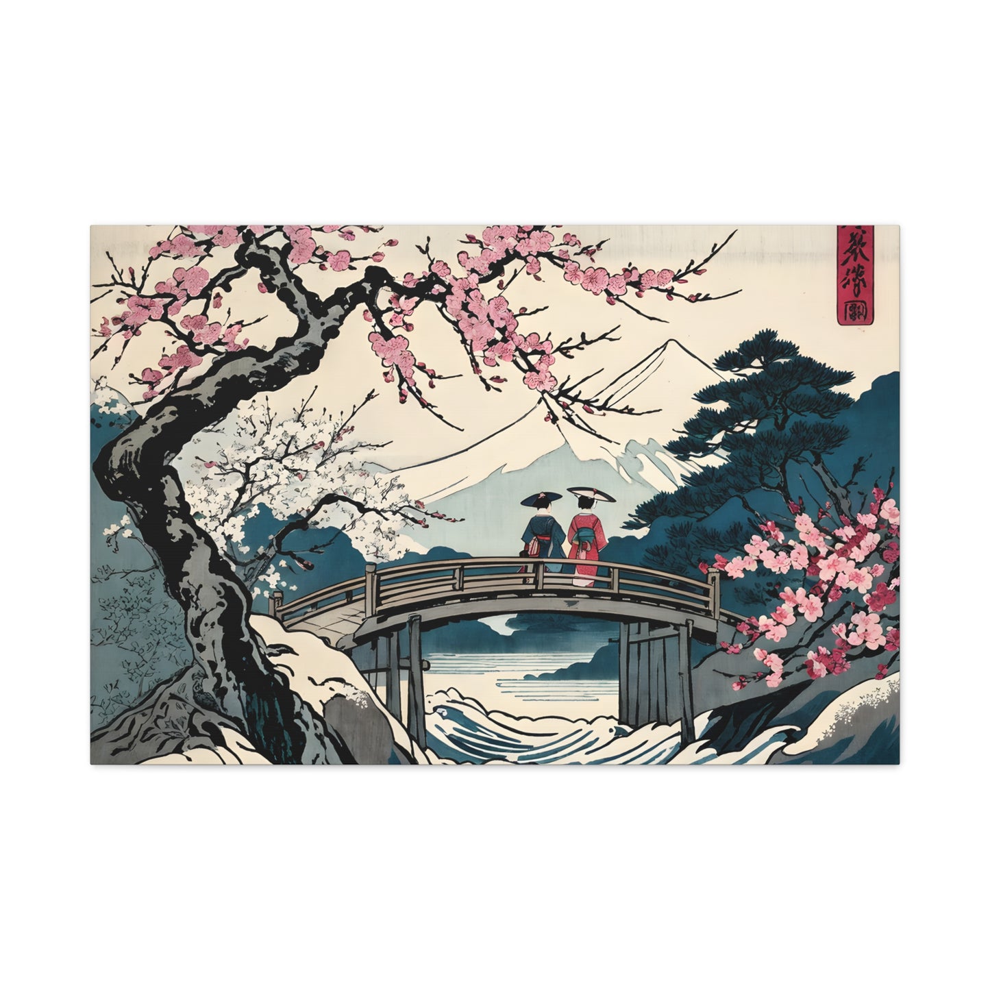 Geisha Grace: Ukiyo-e Wall Décor