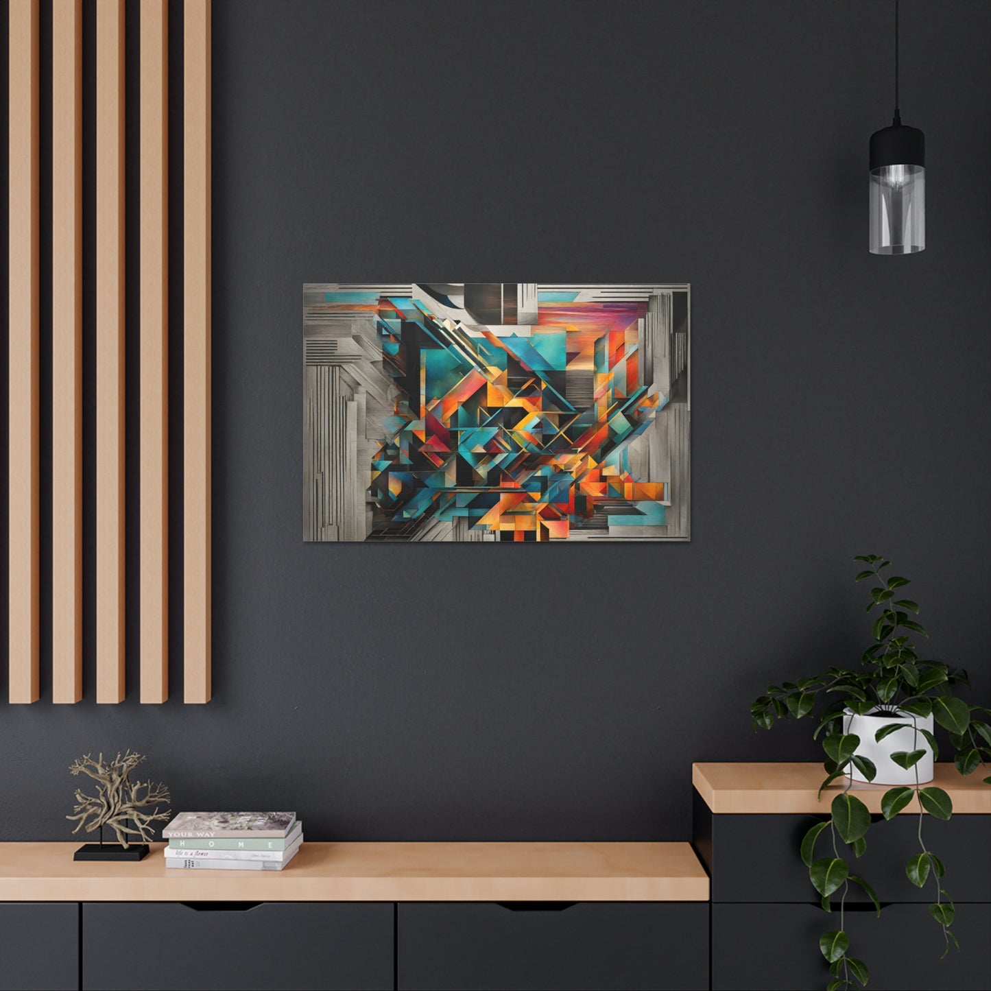 Quantum Bloom: Abstract Wall Décor