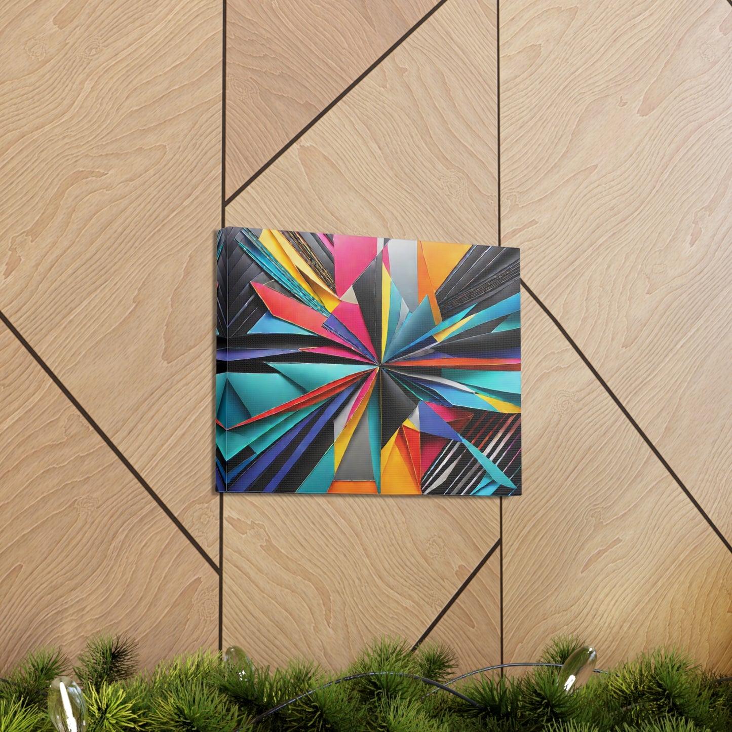 Prismatic Harmony: Abstract Wall Décor