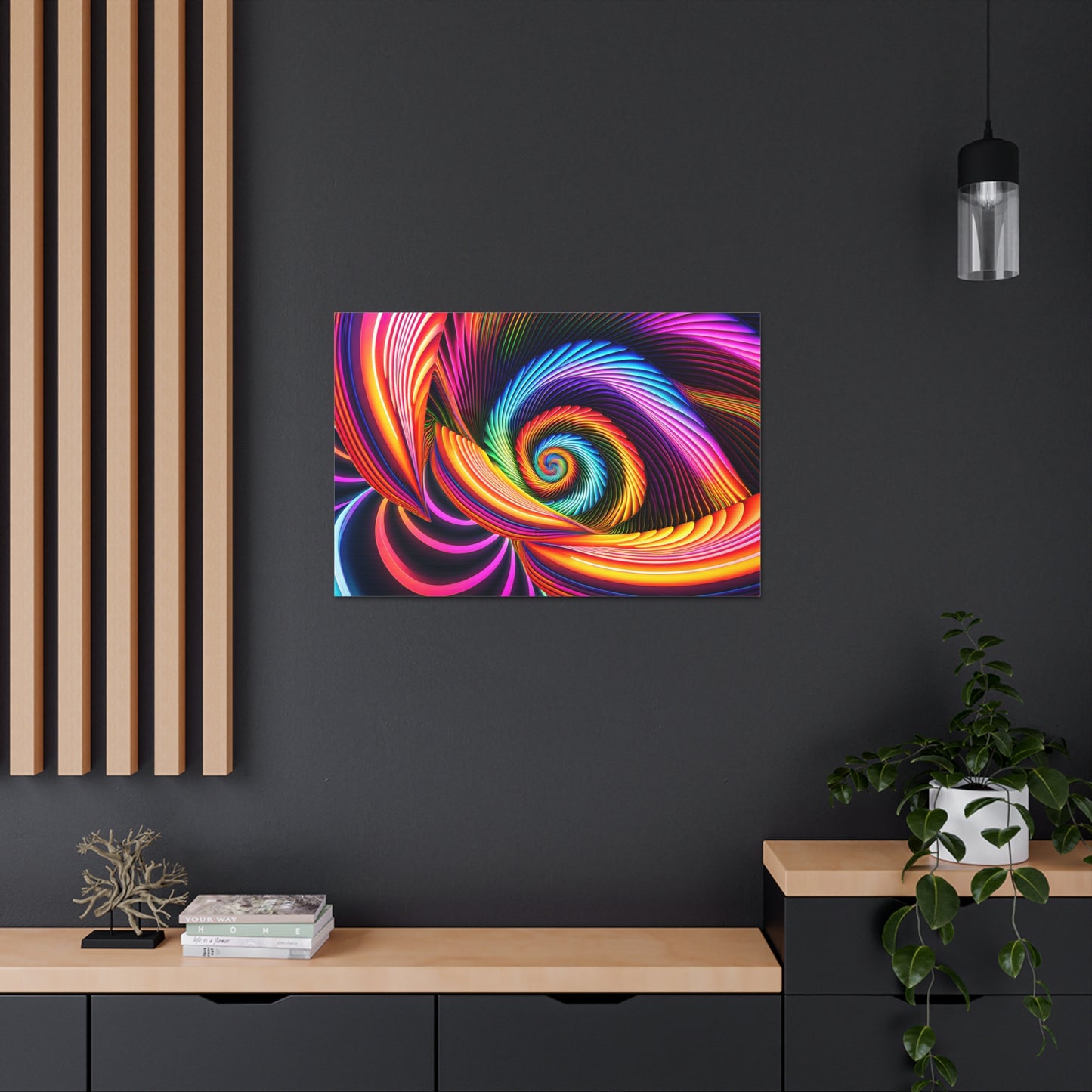 Neon Nebula: Psychedelic Wall Décor