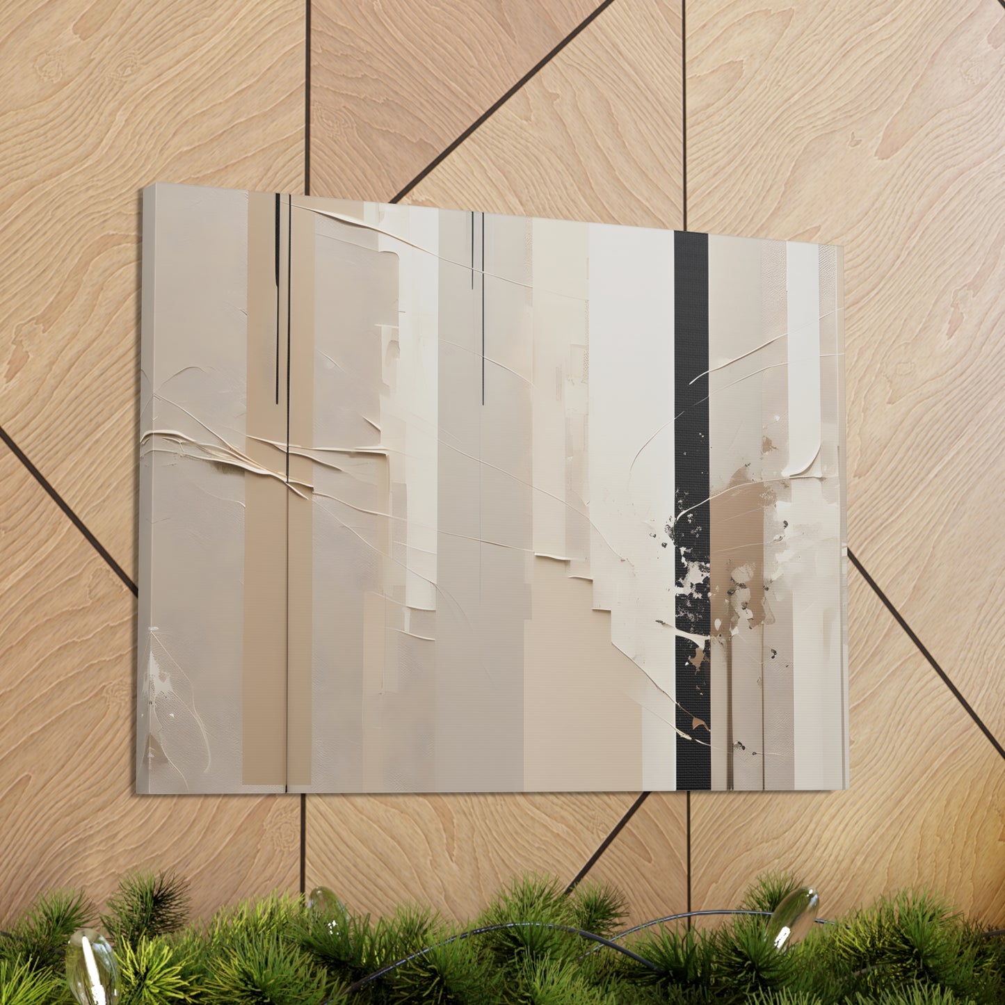 Beige Whisper: Abstract Beige Wall Décor