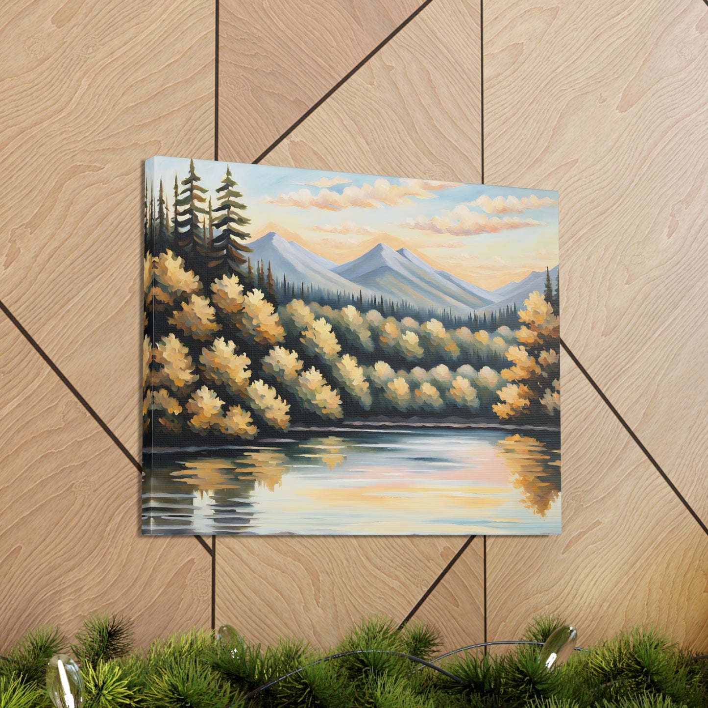 Tranquil River: Classic Oil Painting Wall Décor