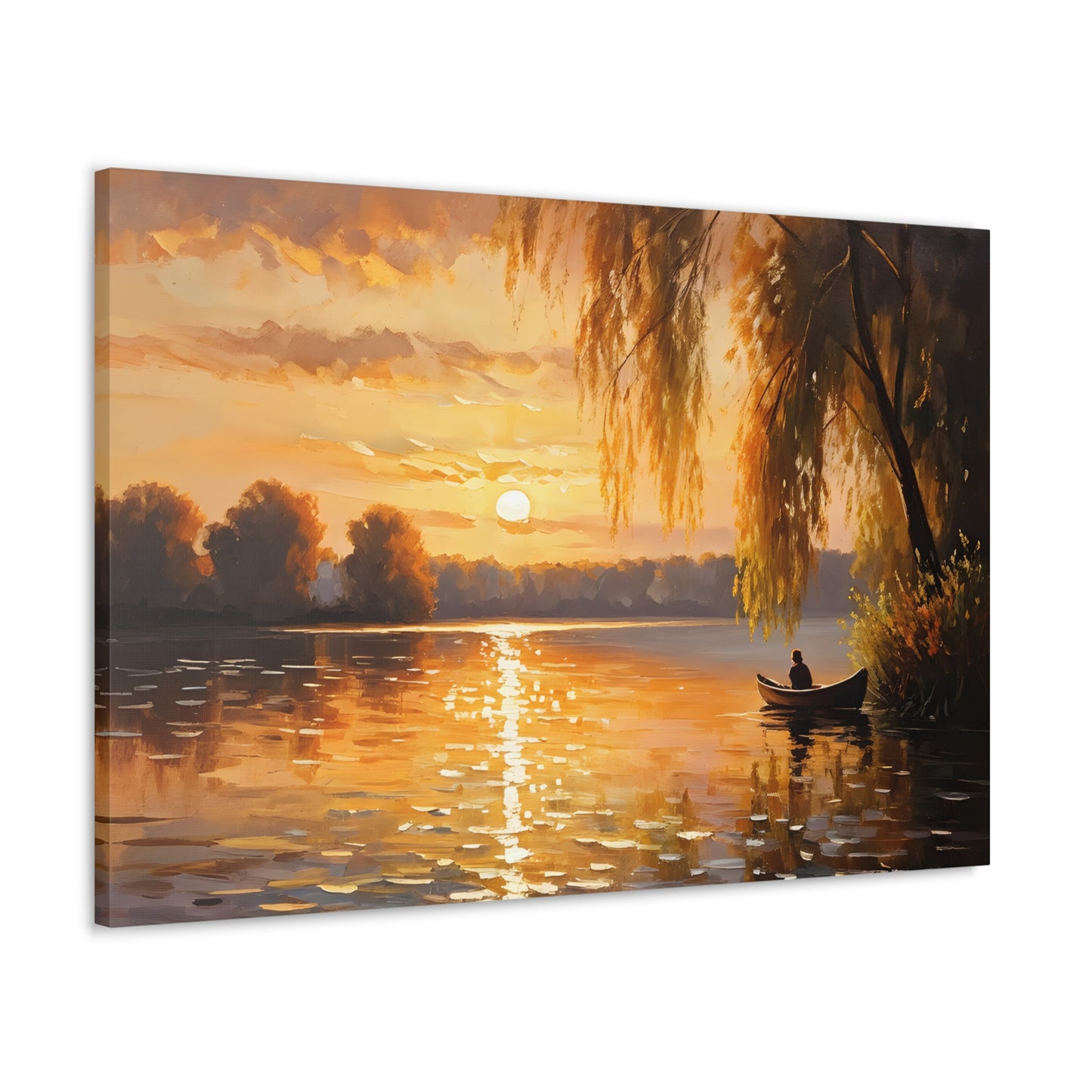 Coastal Serenity: Classic Oil Painting Wall Décor