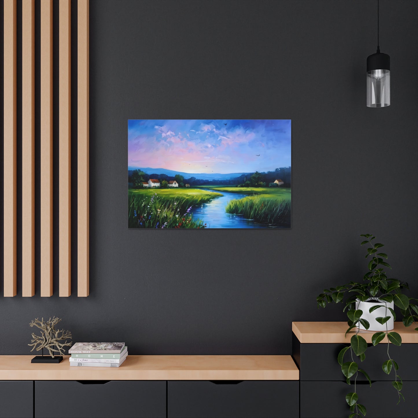 Cloak of Twilight: Classic Oil Painting Wall Décor