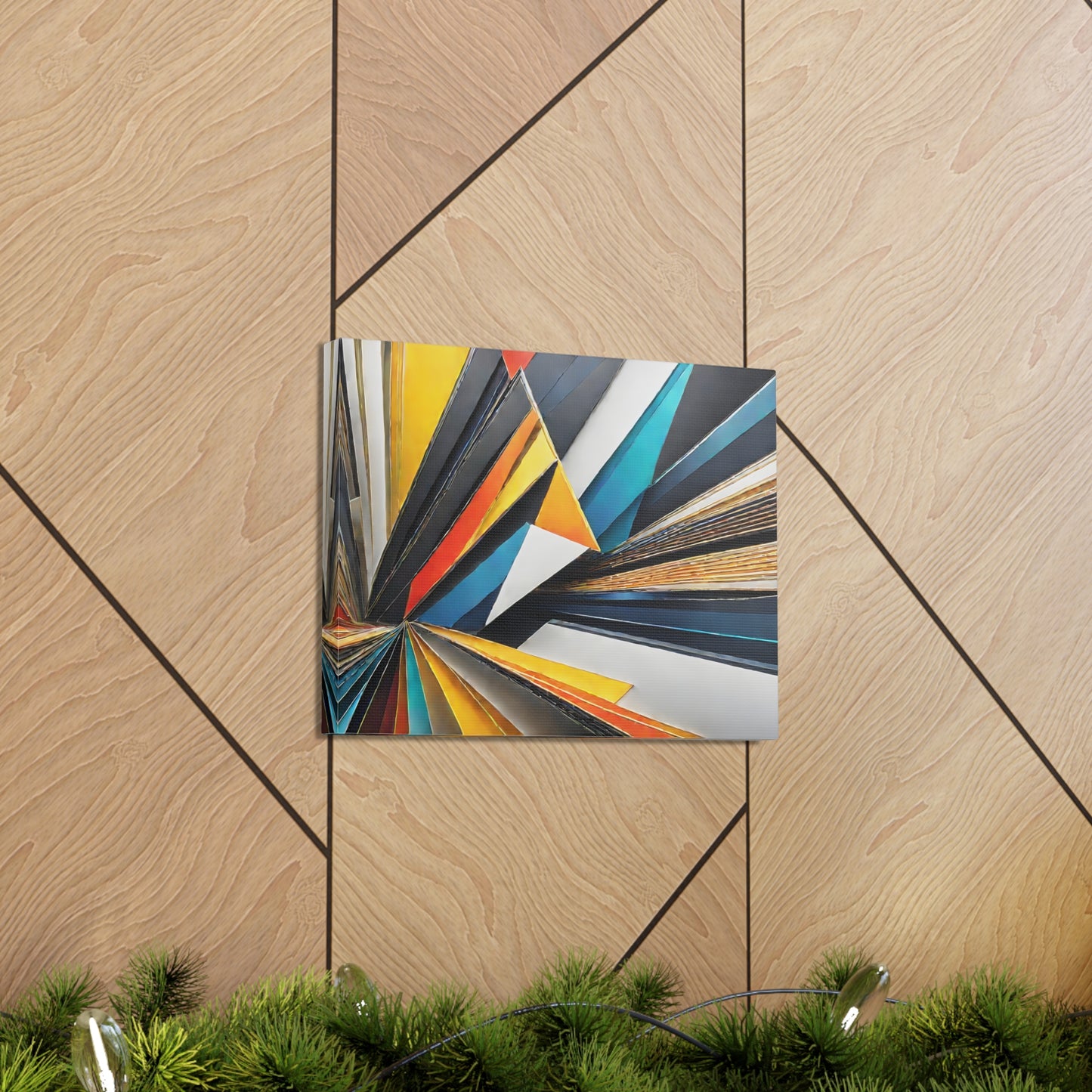 Spectrum Bloom: Abstract Wall Décor