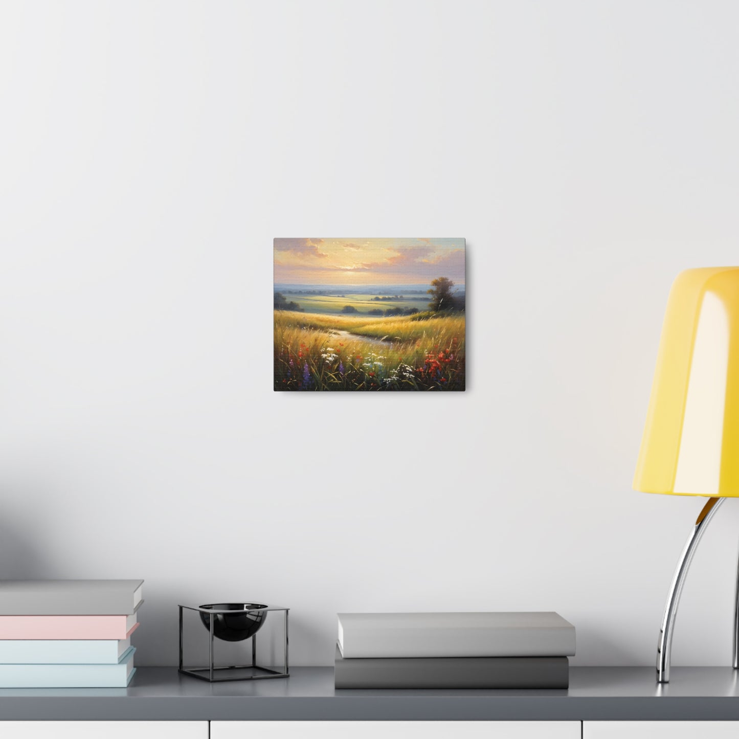 Golden Meadows: Classic Oil Painting Wall Décor