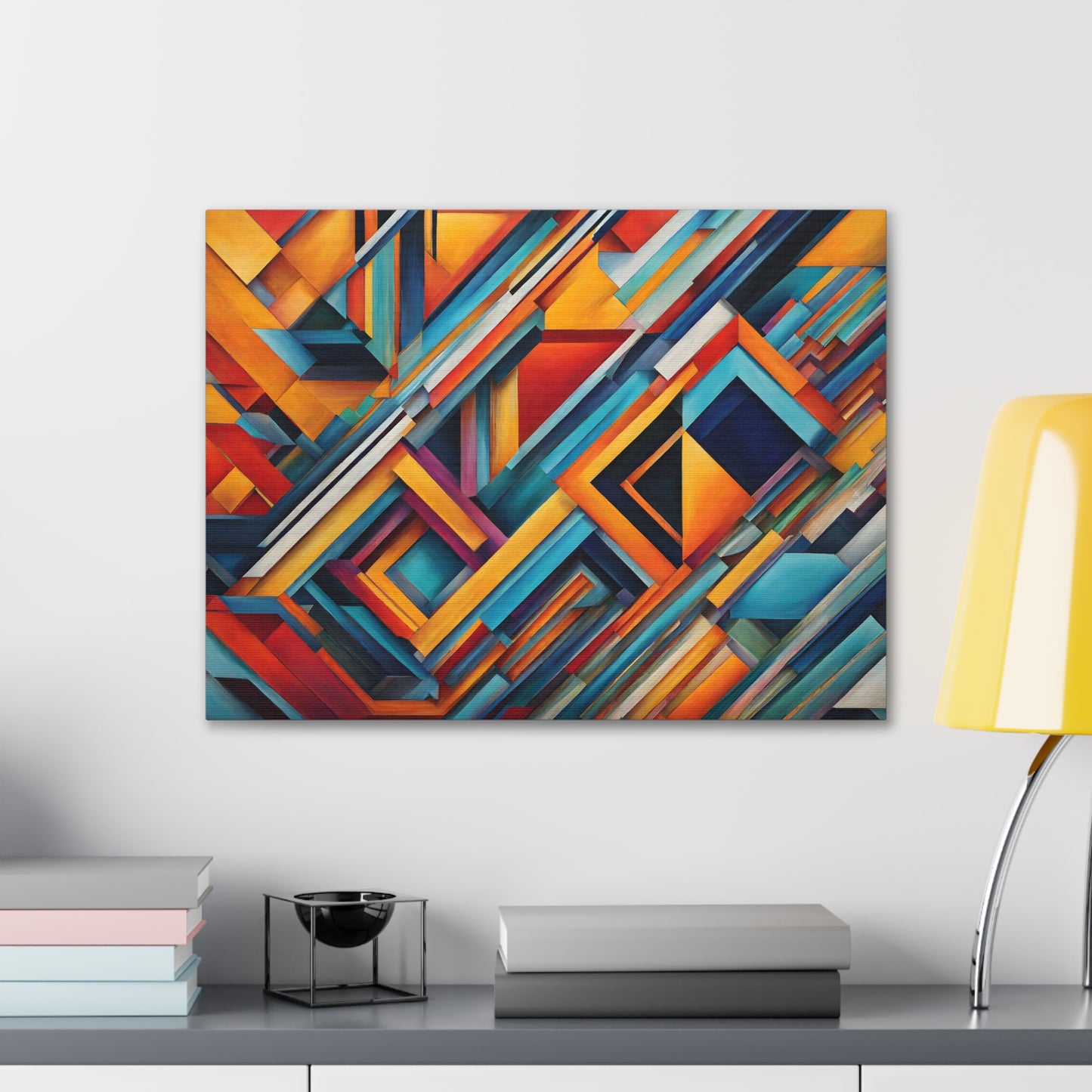 Chromatic Mist: Abstract Wall Décor