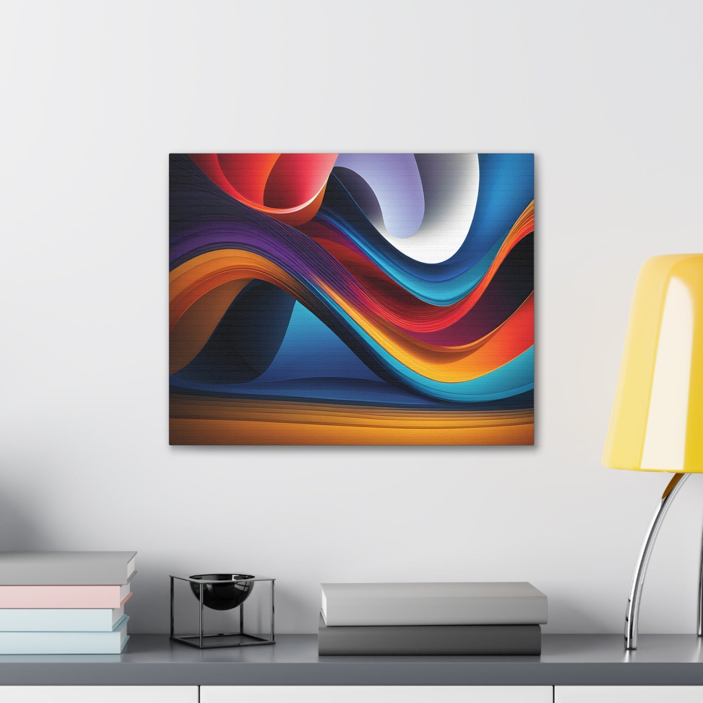 Enchanted Waves: Abstract Wall Décor