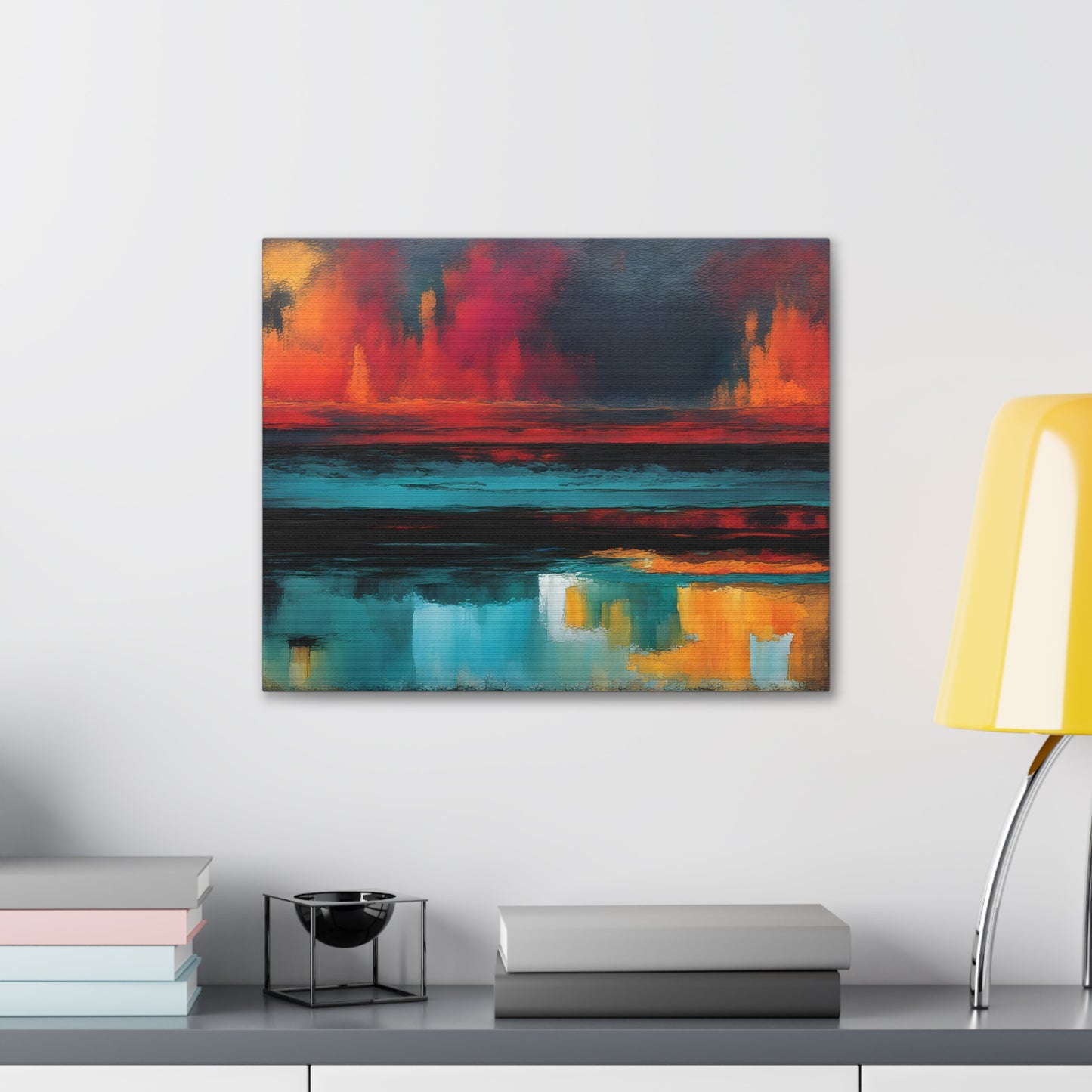 Strokes of the Sky: Abstract Wall Décor