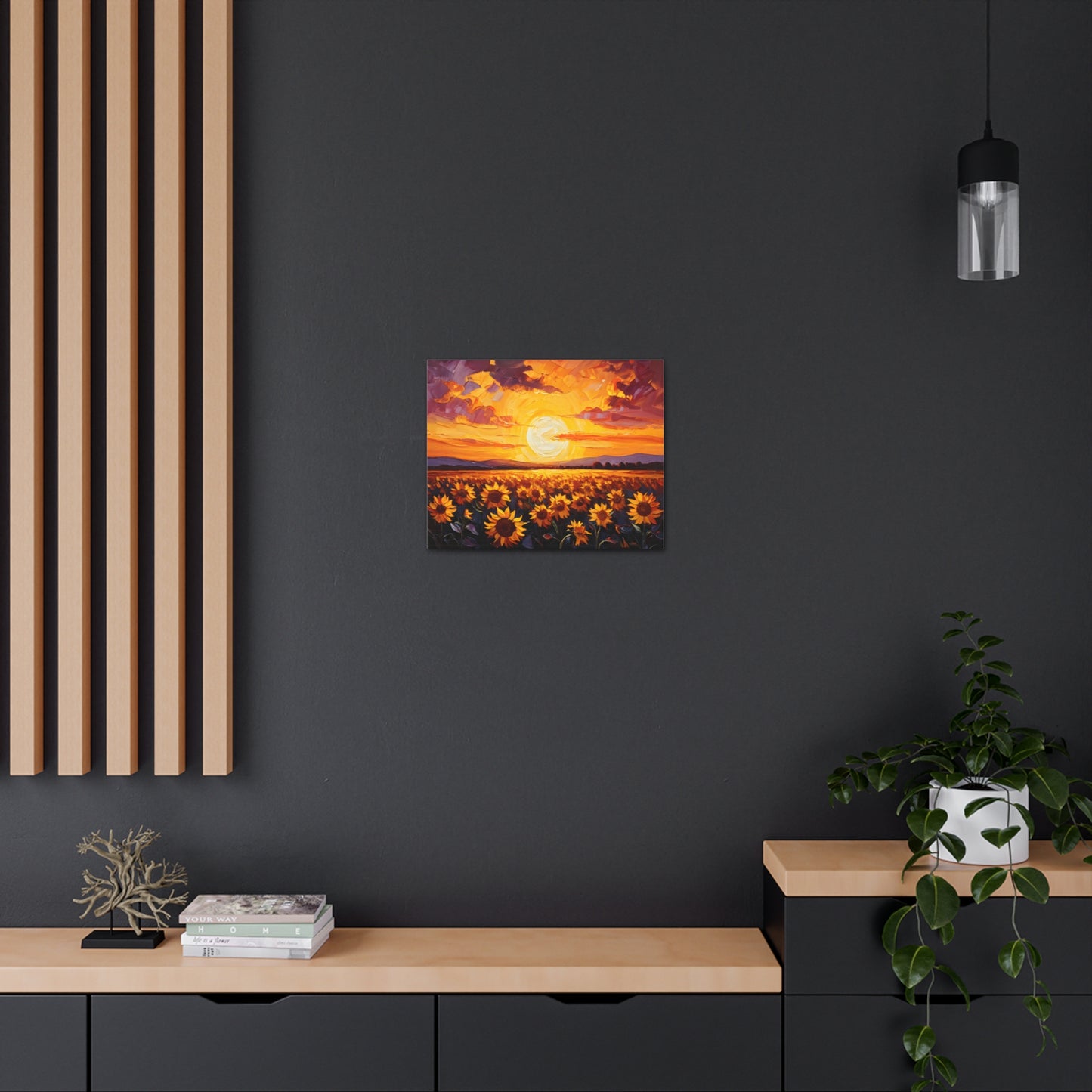 Glowing Garden: Classic Oil Painting Wall Décor