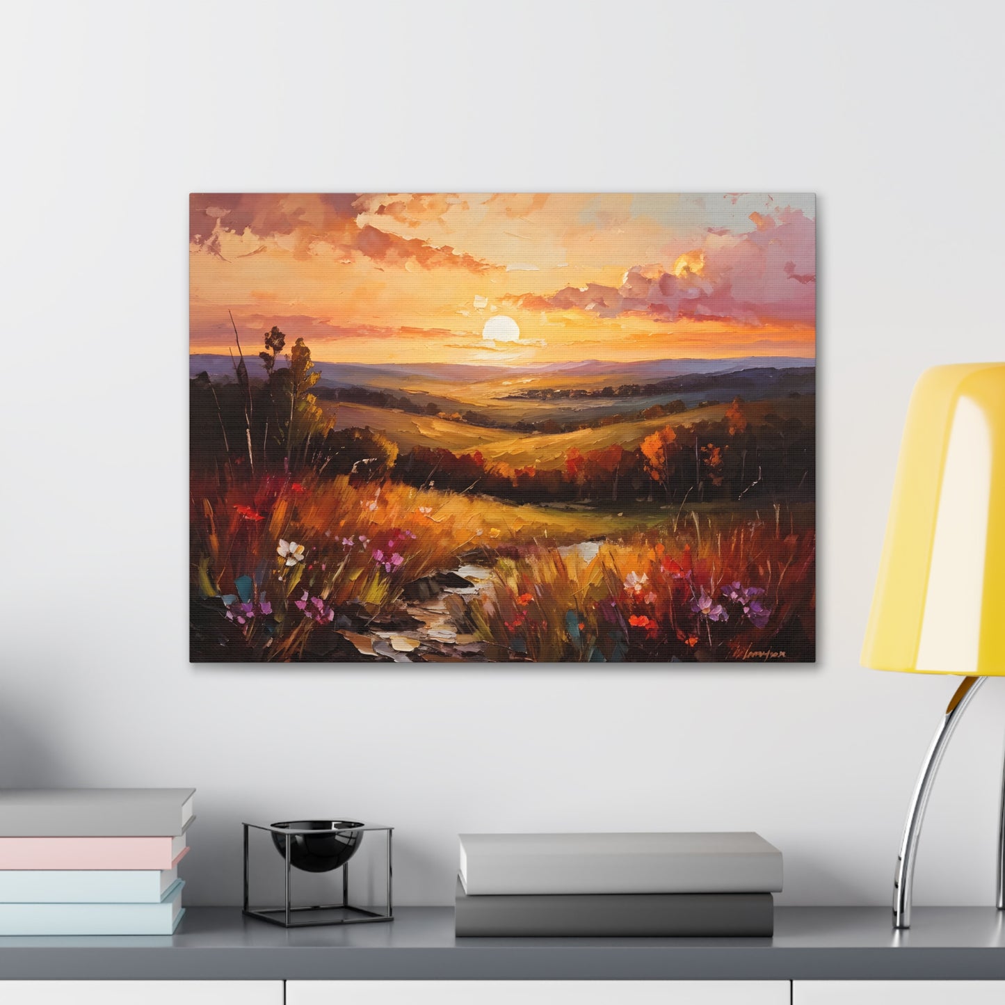 Enchanted Horizon: Classic Oil Painting Wall Décor