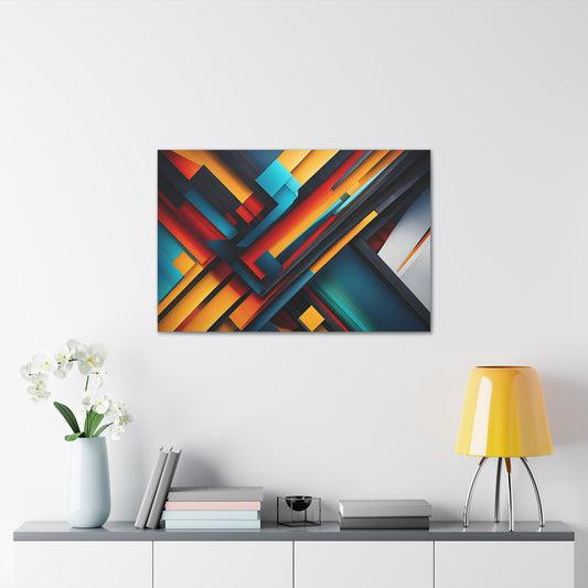 Prismatic Shifts: Abstract Wall Décor