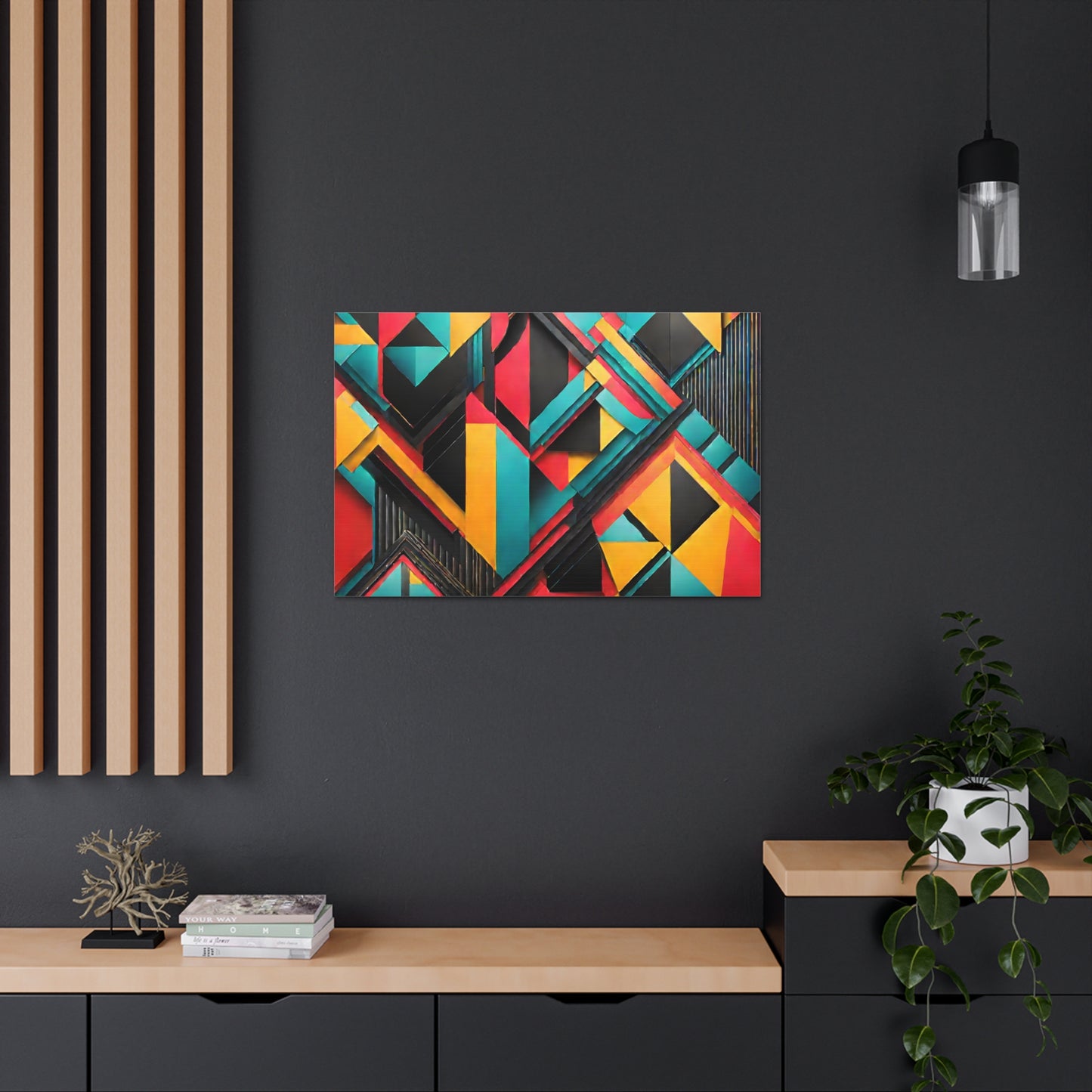 Radiant Maze: Abstract Wall Décor