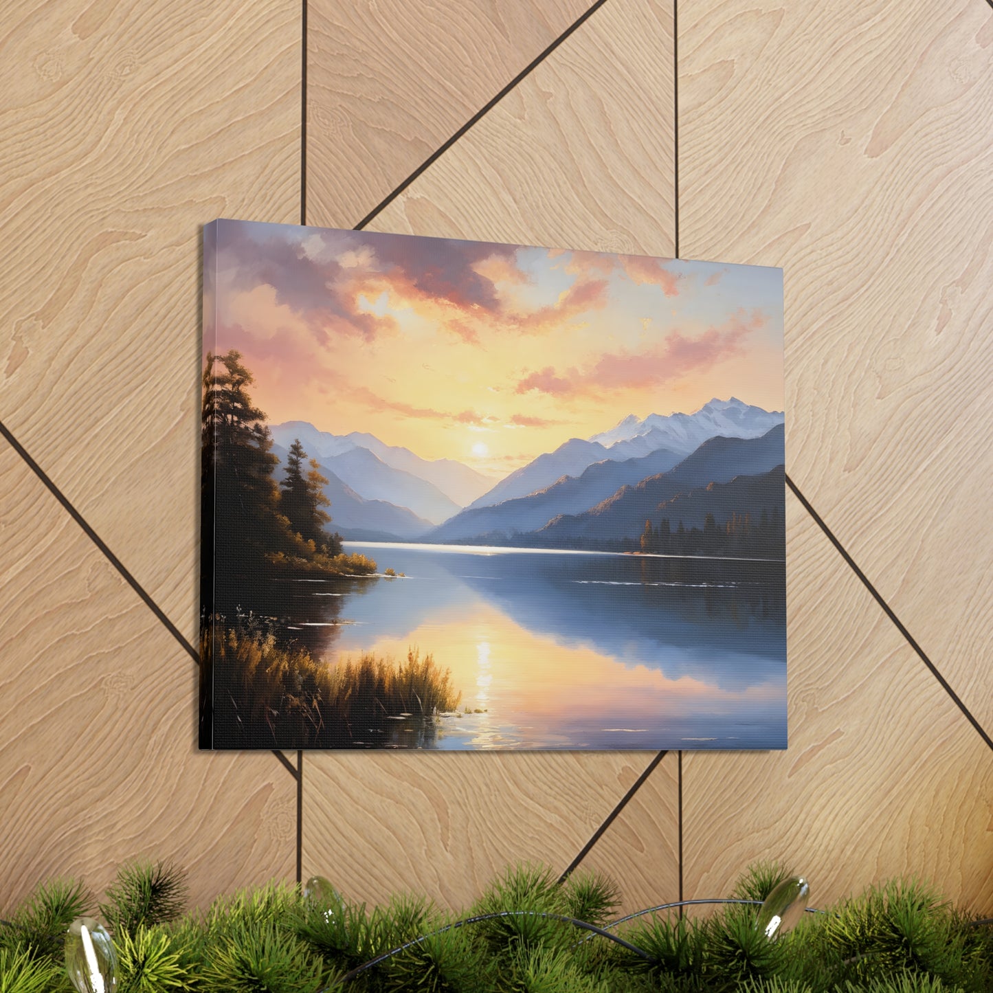 Whispering Glade: Classic Oil Painting Wall Décor