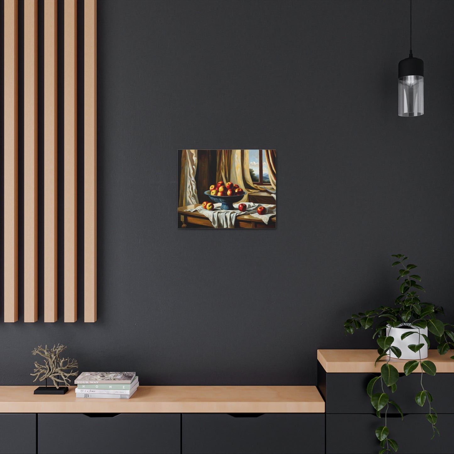 Forbidden Bowl: Classic Oil Painting Wall Décor