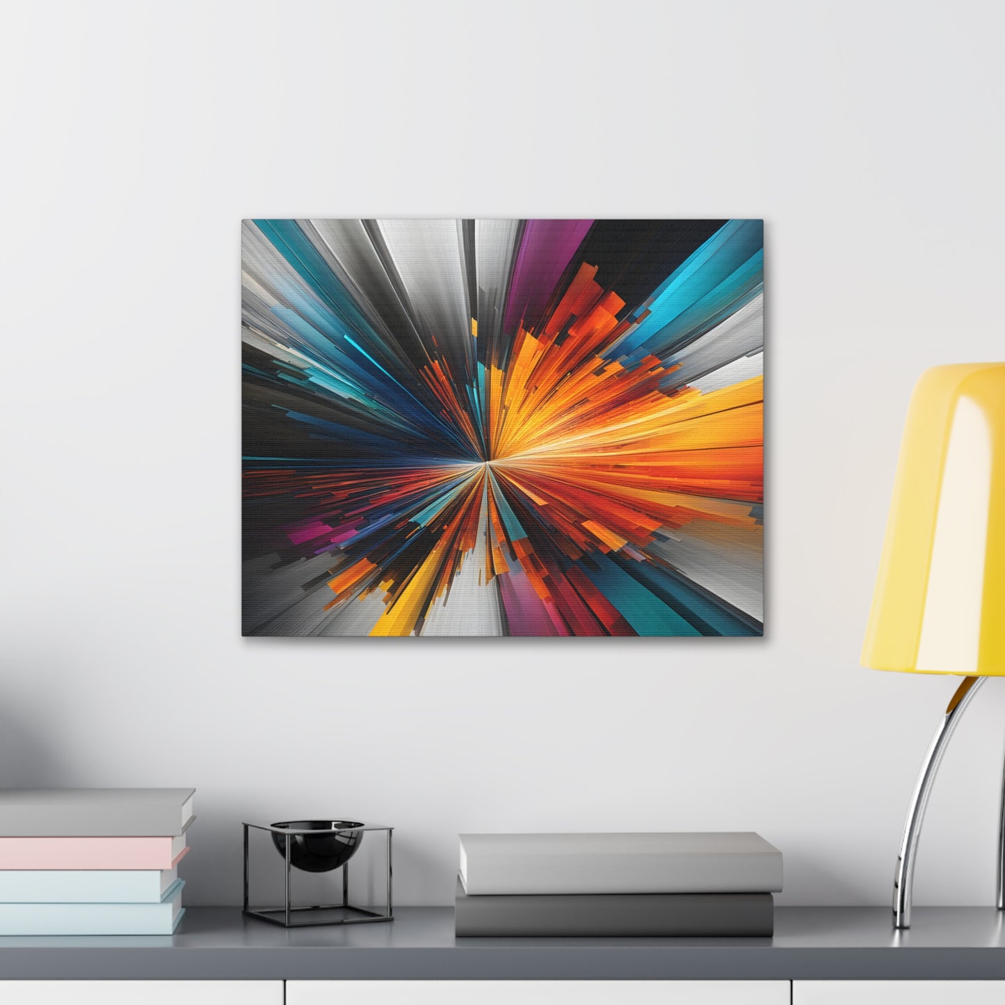 Aurora Symphony: Abstract Wall Décor