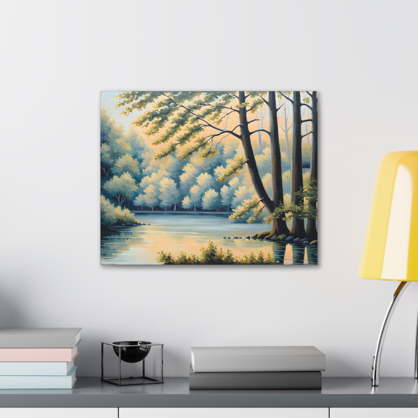 Birch Grove: Classic Oil Painting Wall Décor