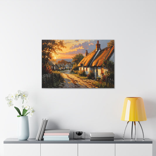 Morning Mist: Classic Oil Painting Wall Décor