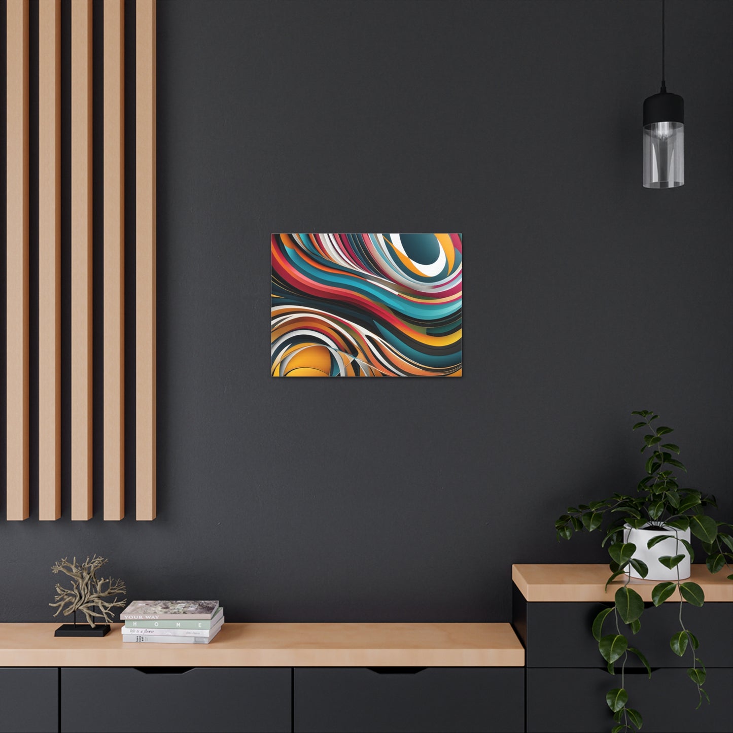 Mystic Streams: Abstract Wall Décor