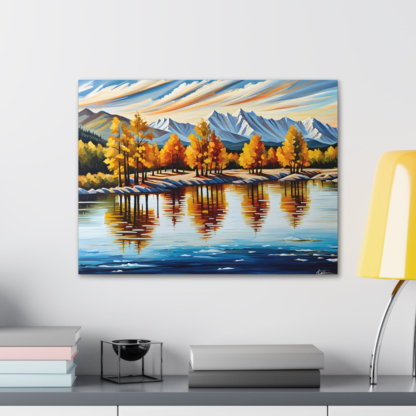 Bright Shoreline: Classic Oil Painting Wall Décor