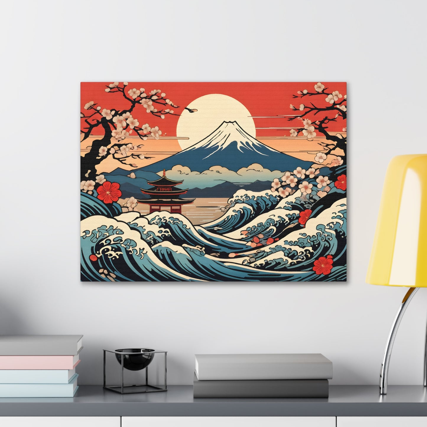 Crashing Monastery: Ukiyo-e Wall Décor